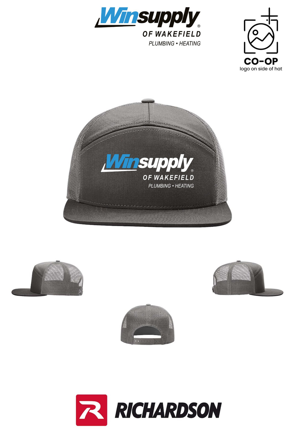 Richardson 168 Seven-Panel Trucker - Winsupply of Wakefield