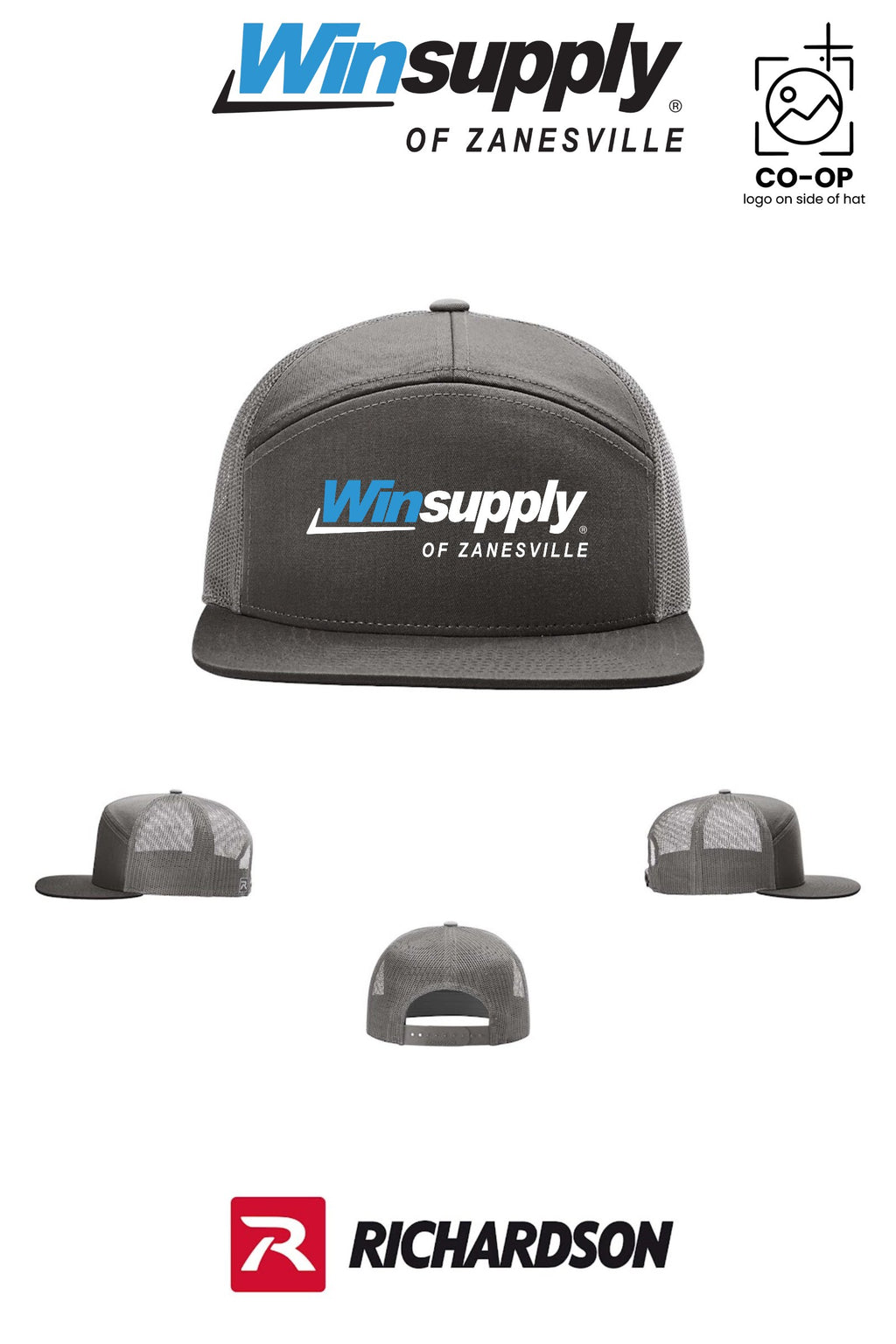 Richardson 168 Seven-Panel Trucker - Winsupply of Zanesville
