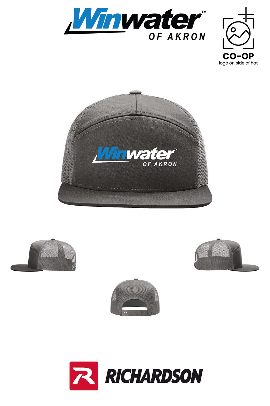 Richardson 168 Seven-Panel Trucker - Winwater of Akron
