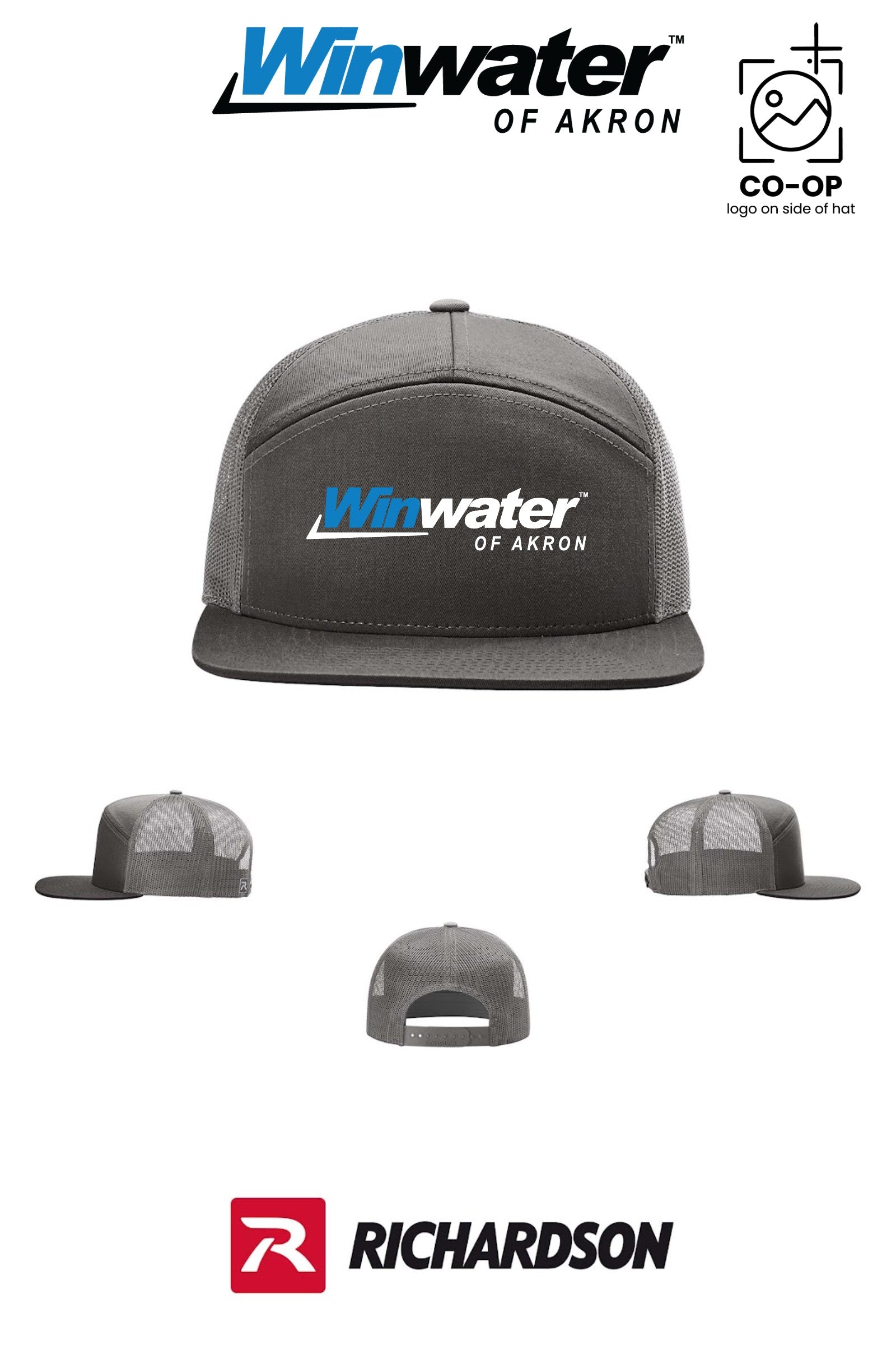 Richardson 168 Seven-Panel Trucker - Winwater of Akron