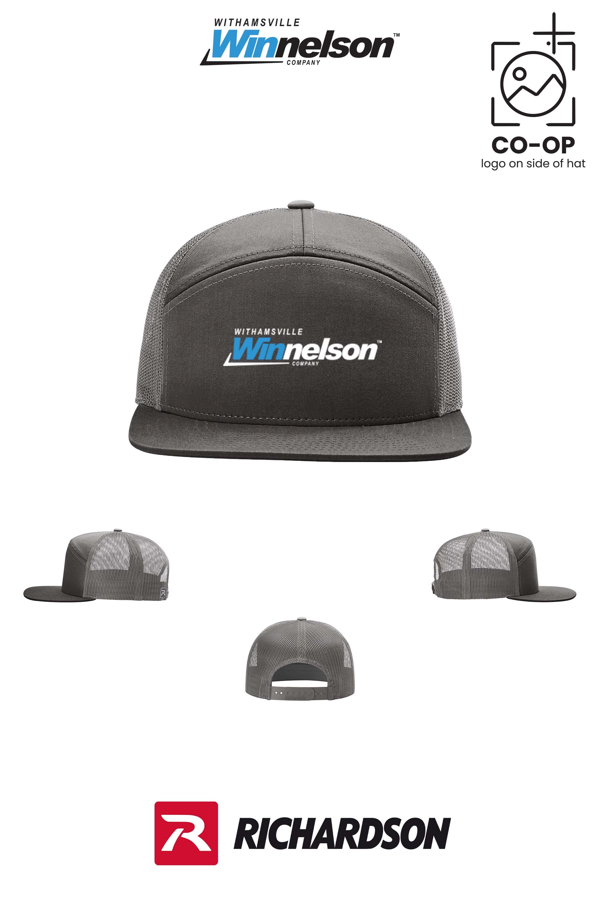 Richardson 168 Seven-Panel Trucker- Withamsville Winnelson