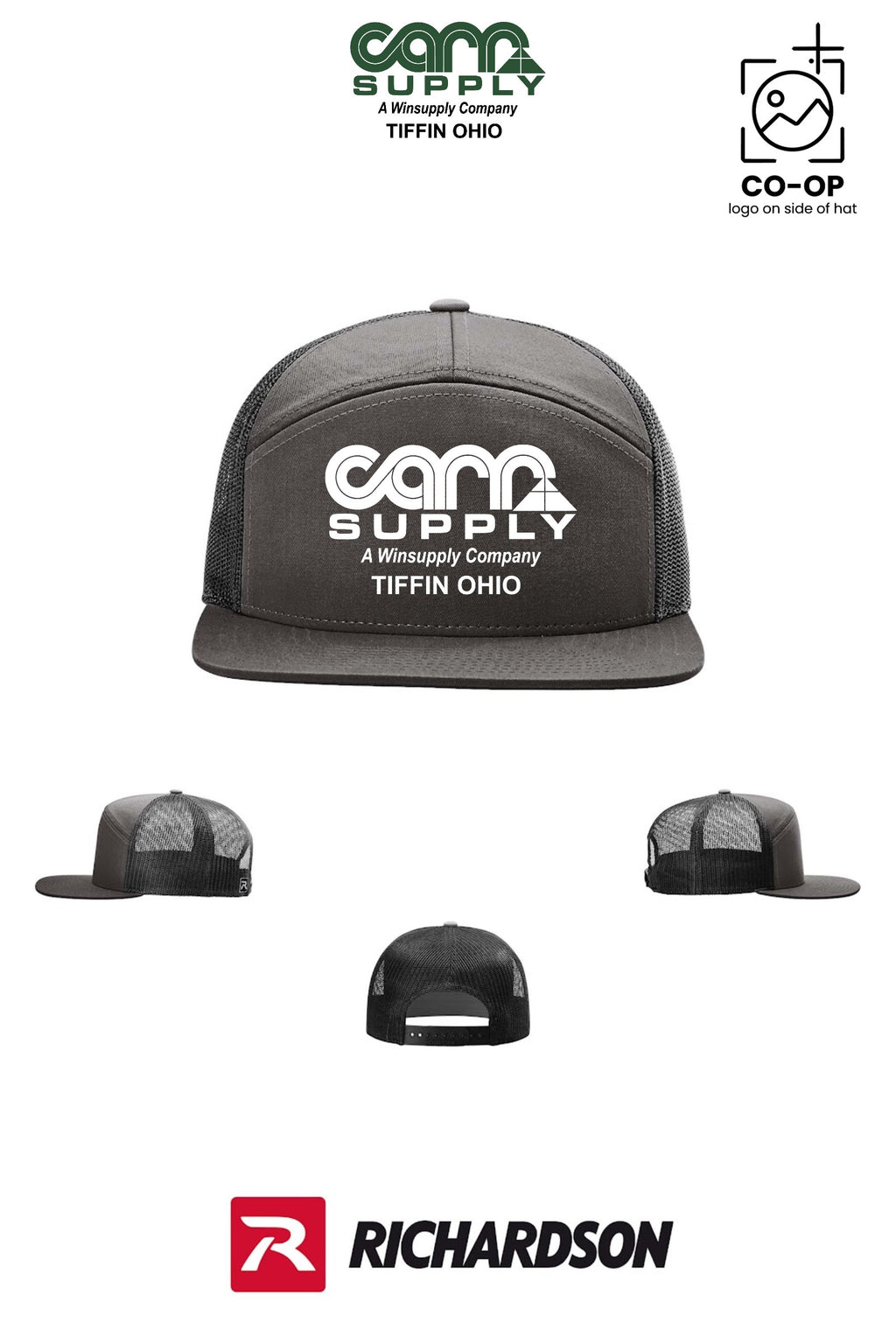 Richardson 168 Seven-Panel Trucker - Carr Supply - Tiffin