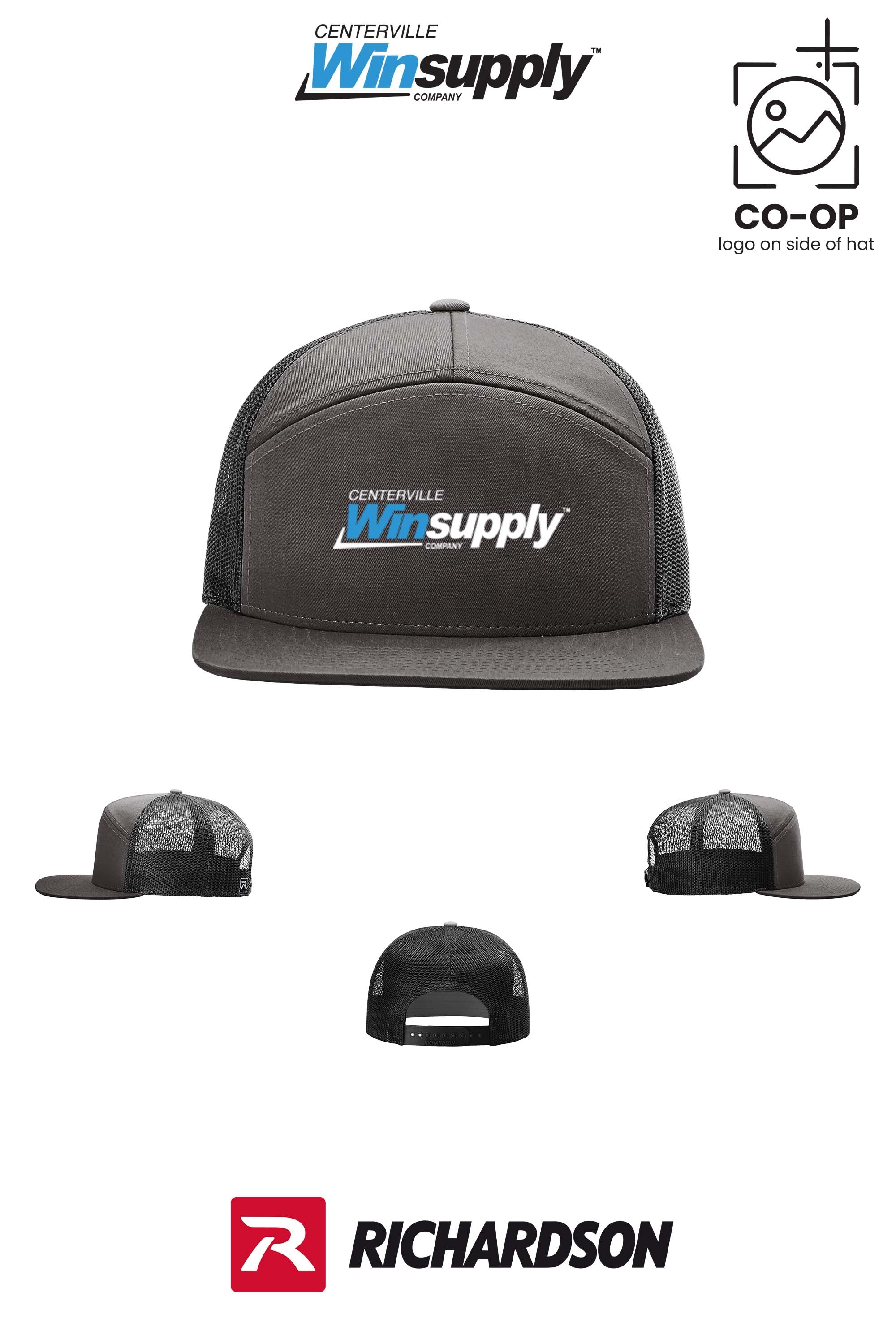 Richardson 168 Seven-Panel Trucker- Winsupply Centerville OH