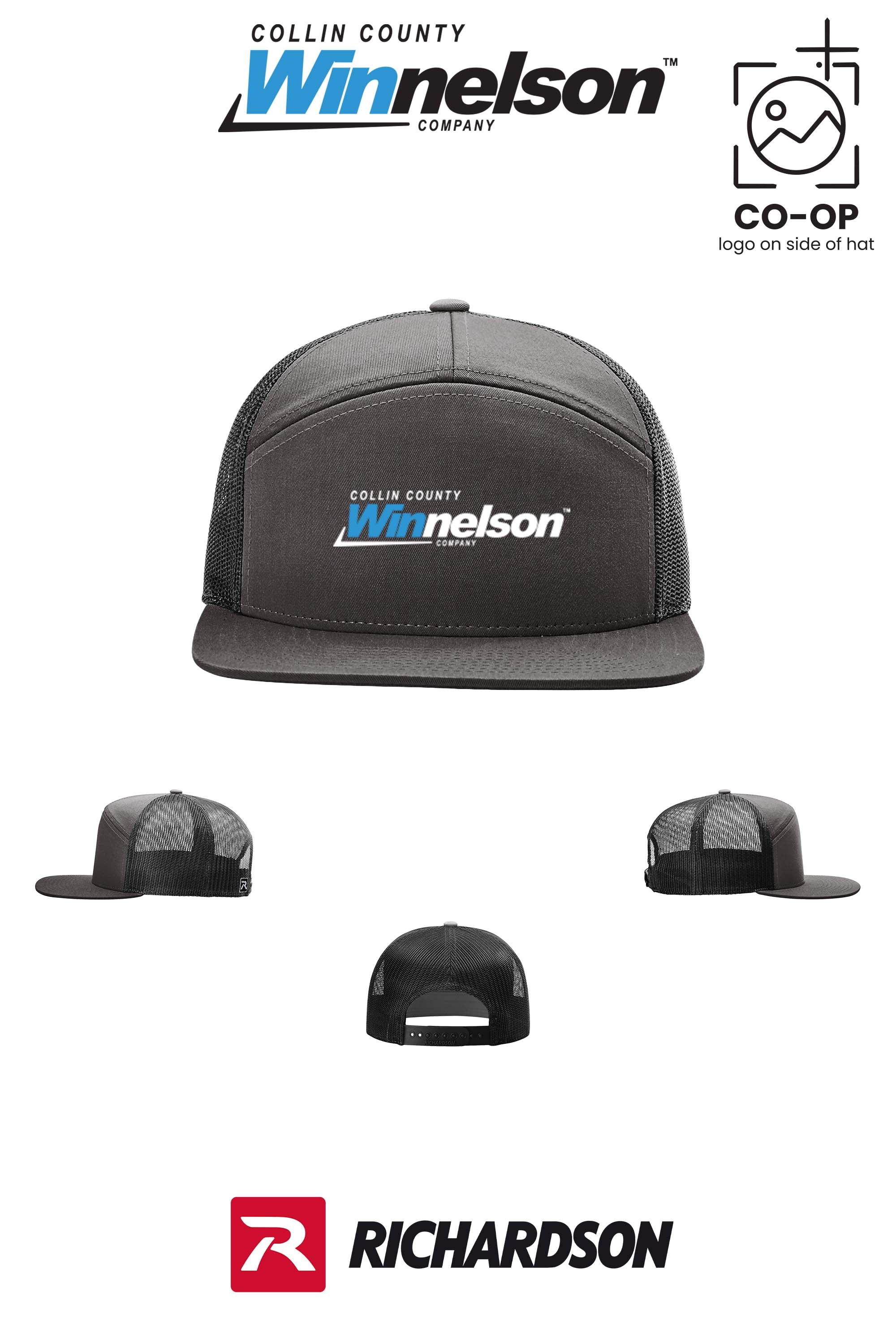Richardson 168 Seven-Panel Trucker- Collin County Winnelson