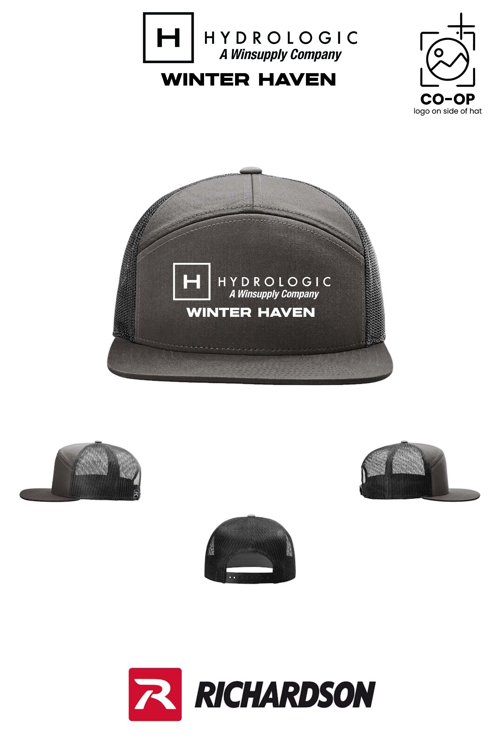 Richardson 168 Seven-Panel Trucker - Winsupply of Winter Haven