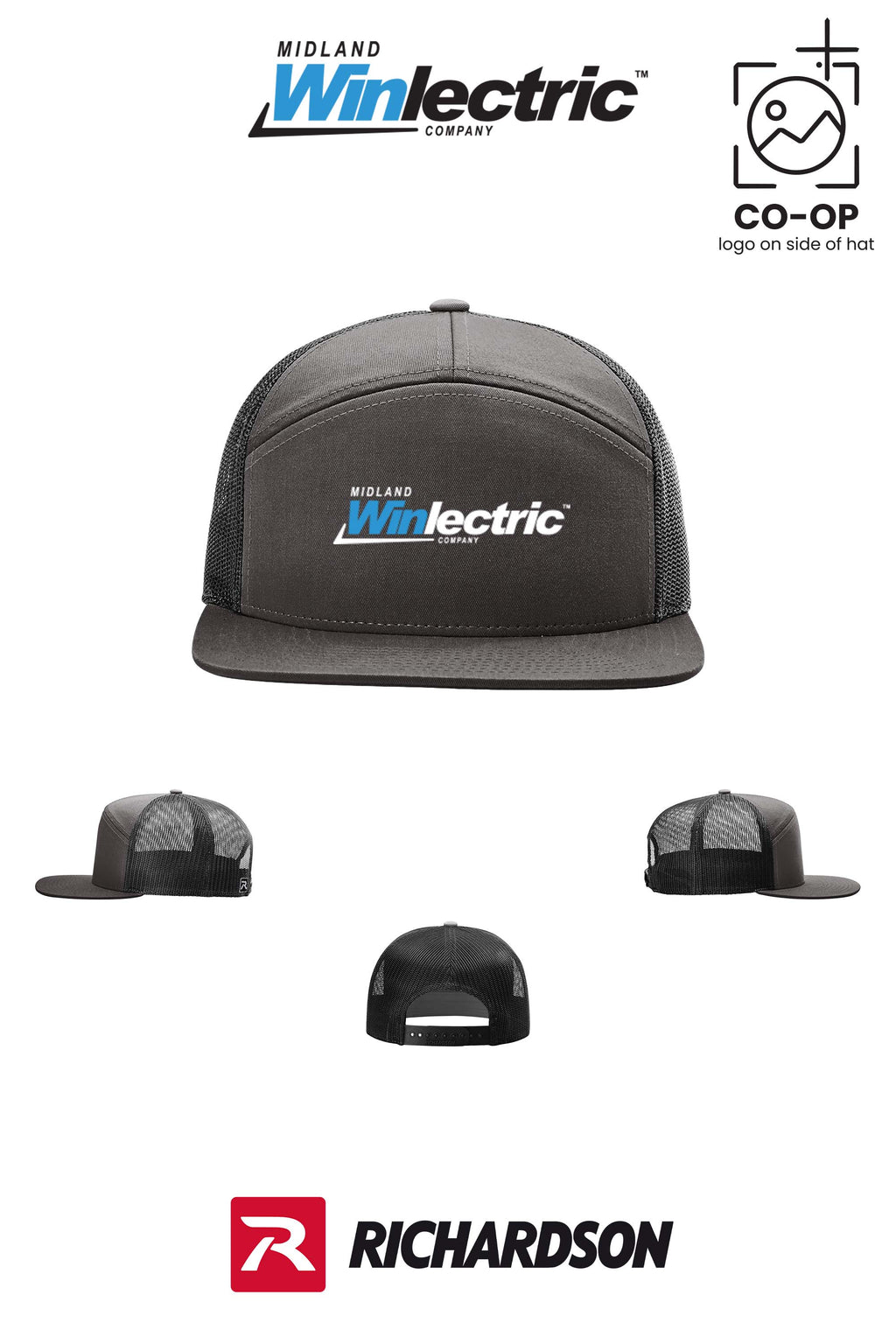 Richardson 168 Seven-Panel Trucker- Winlectric of Midland