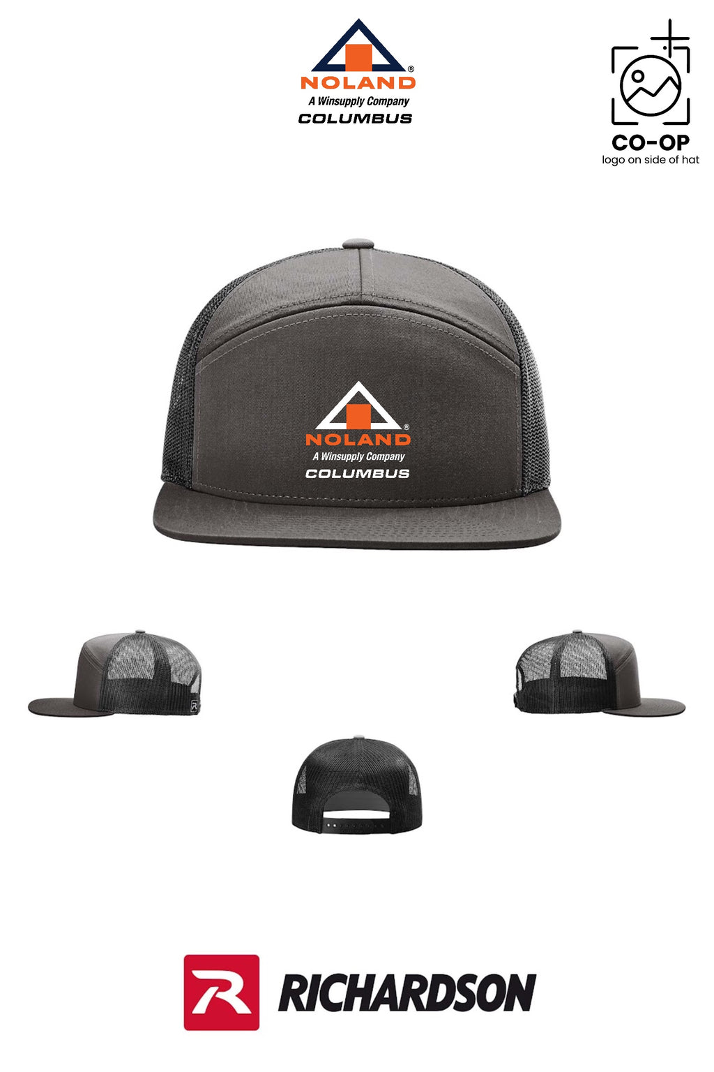 Richardson 168 Seven-Panel Trucker - Columbus Noland