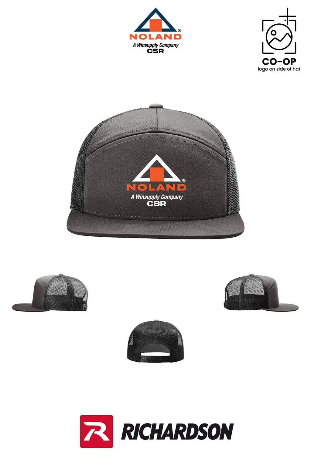 Richardson 168 Seven-Panel Trucker - Noland CSR