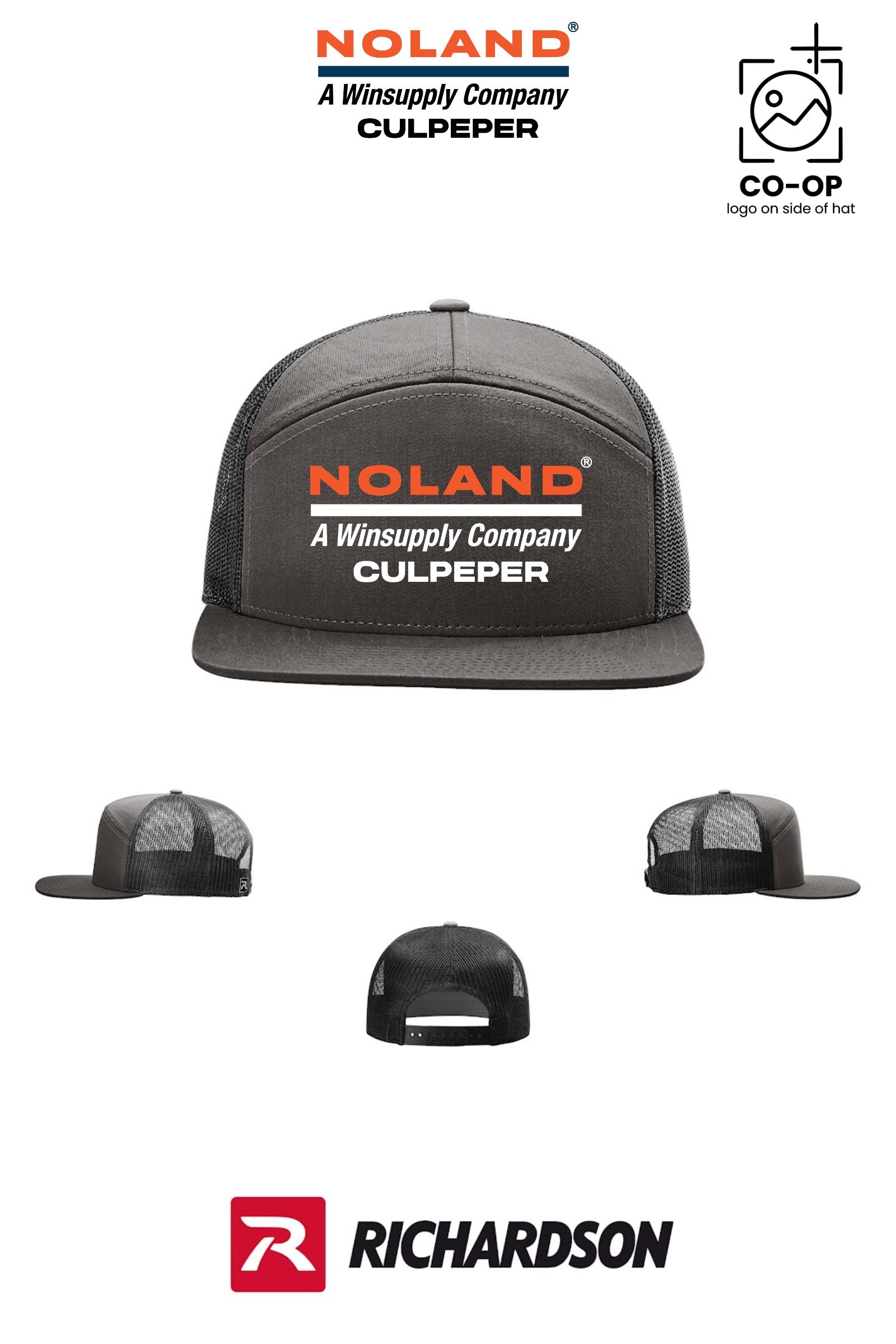Richardson 168 Seven-Panel Trucker - Culpeper Noland