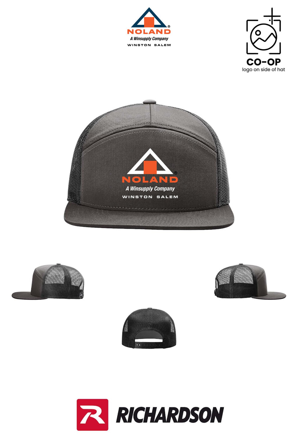 Richardson 168 Seven-Panel Trucker - Winston Salem Noland