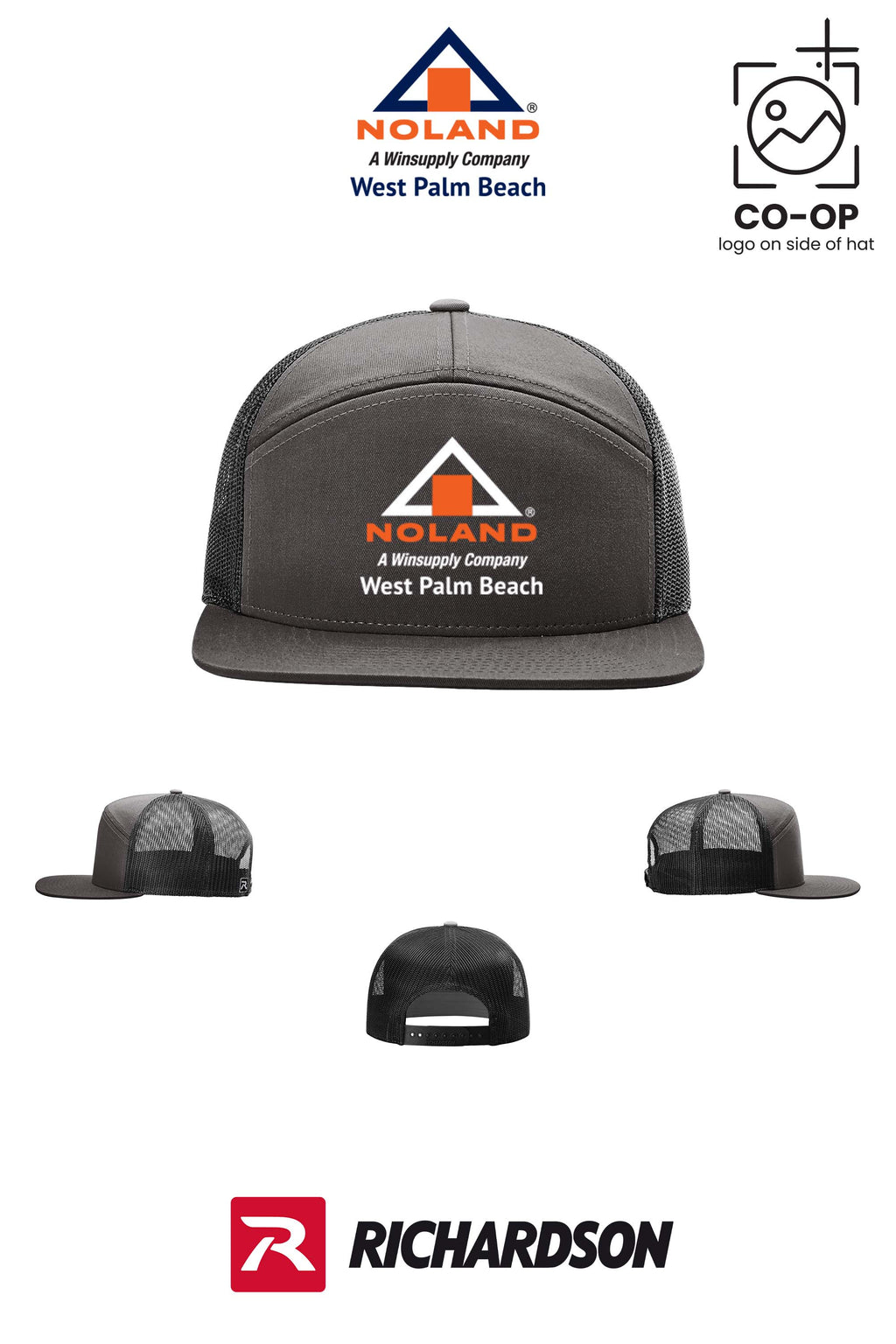 Richardson 168 Seven-Panel Trucker- Noland West Palm Beach