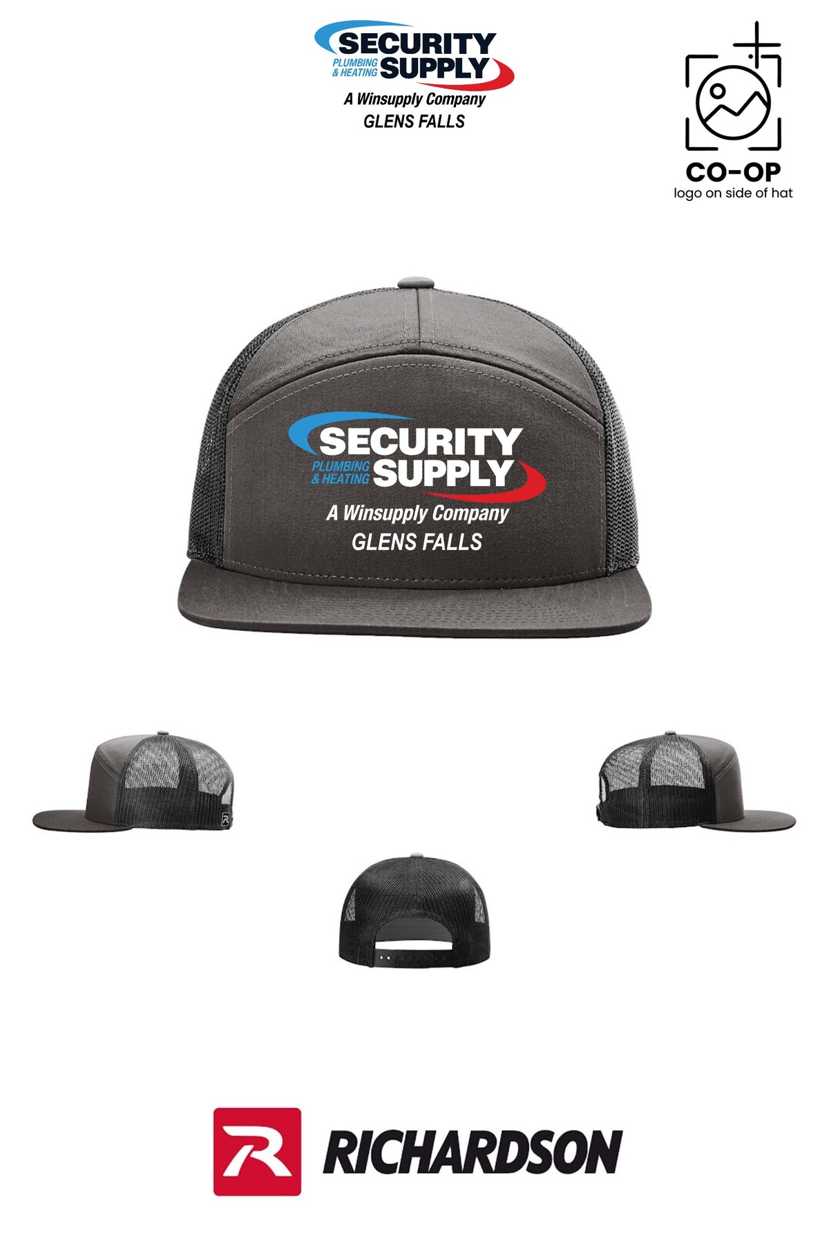 Richardson 168 Seven-Panel Trucker - SPHS Glens Falls