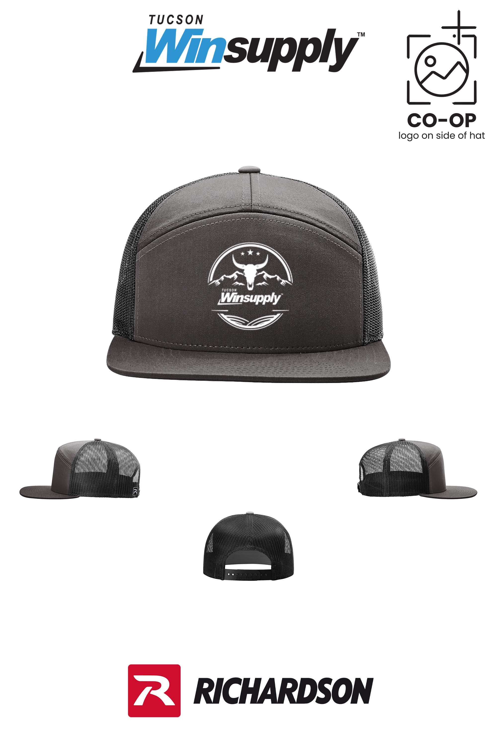 Richardson 168 Seven-Panel Trucker- Winsupply Tucson AZ