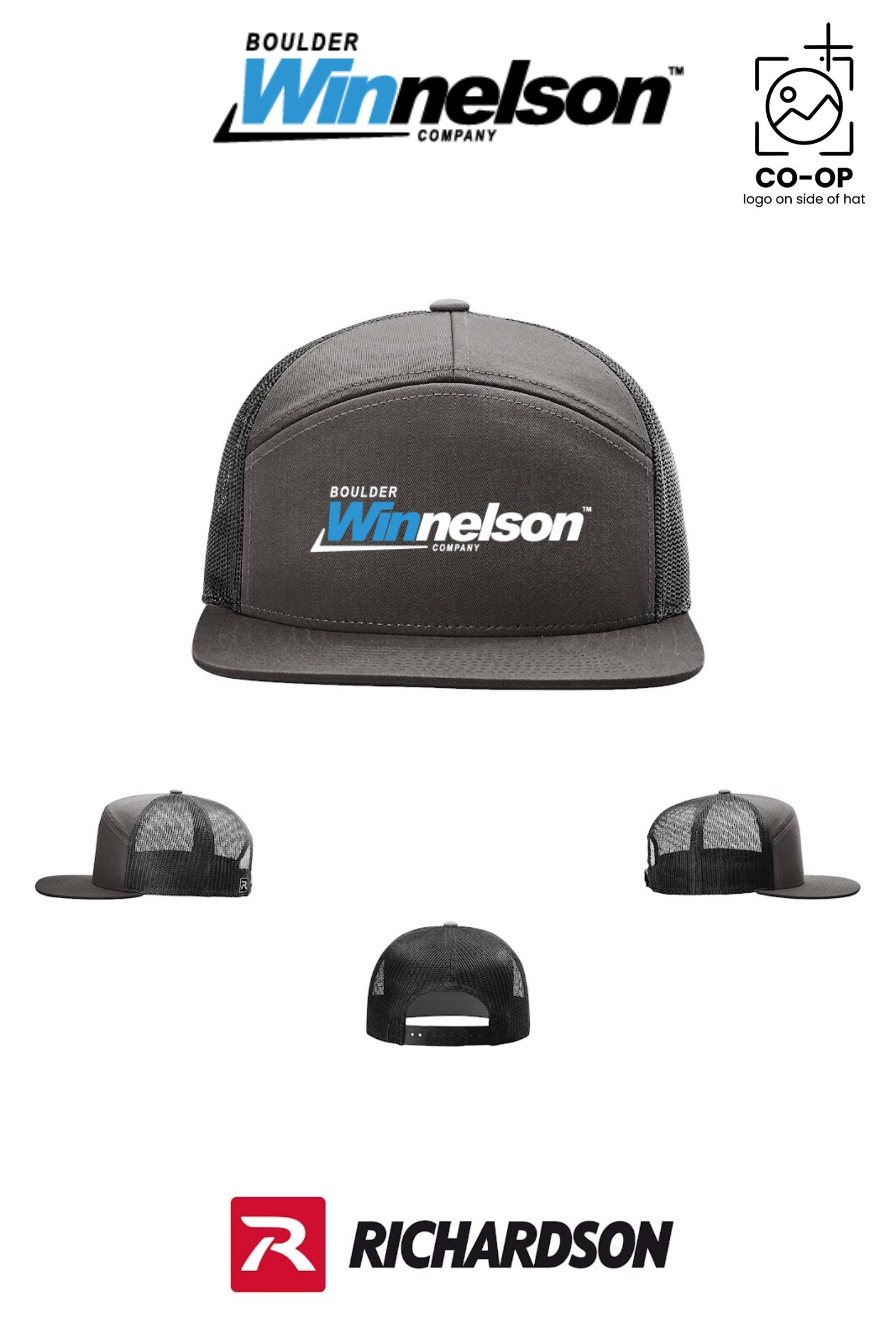 Richardson 168 Seven-Panel Trucker - Boulder Winnelson