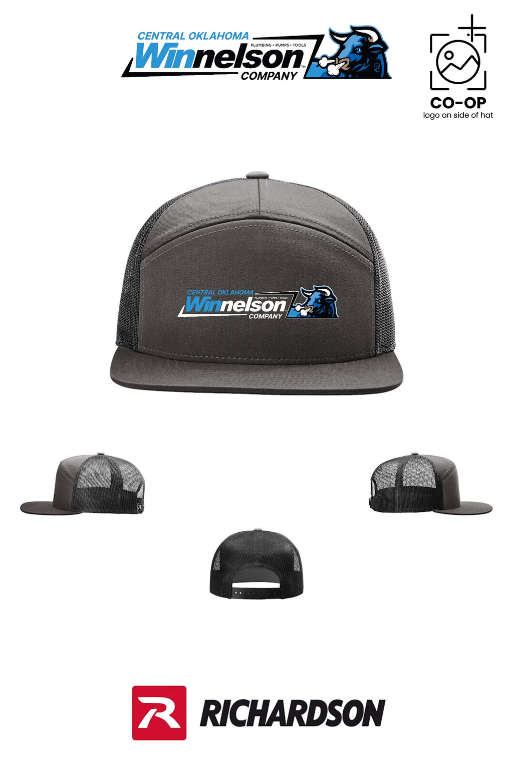 Richardson 168 Seven-Panel Trucker - Winnelson Central Oklahoma