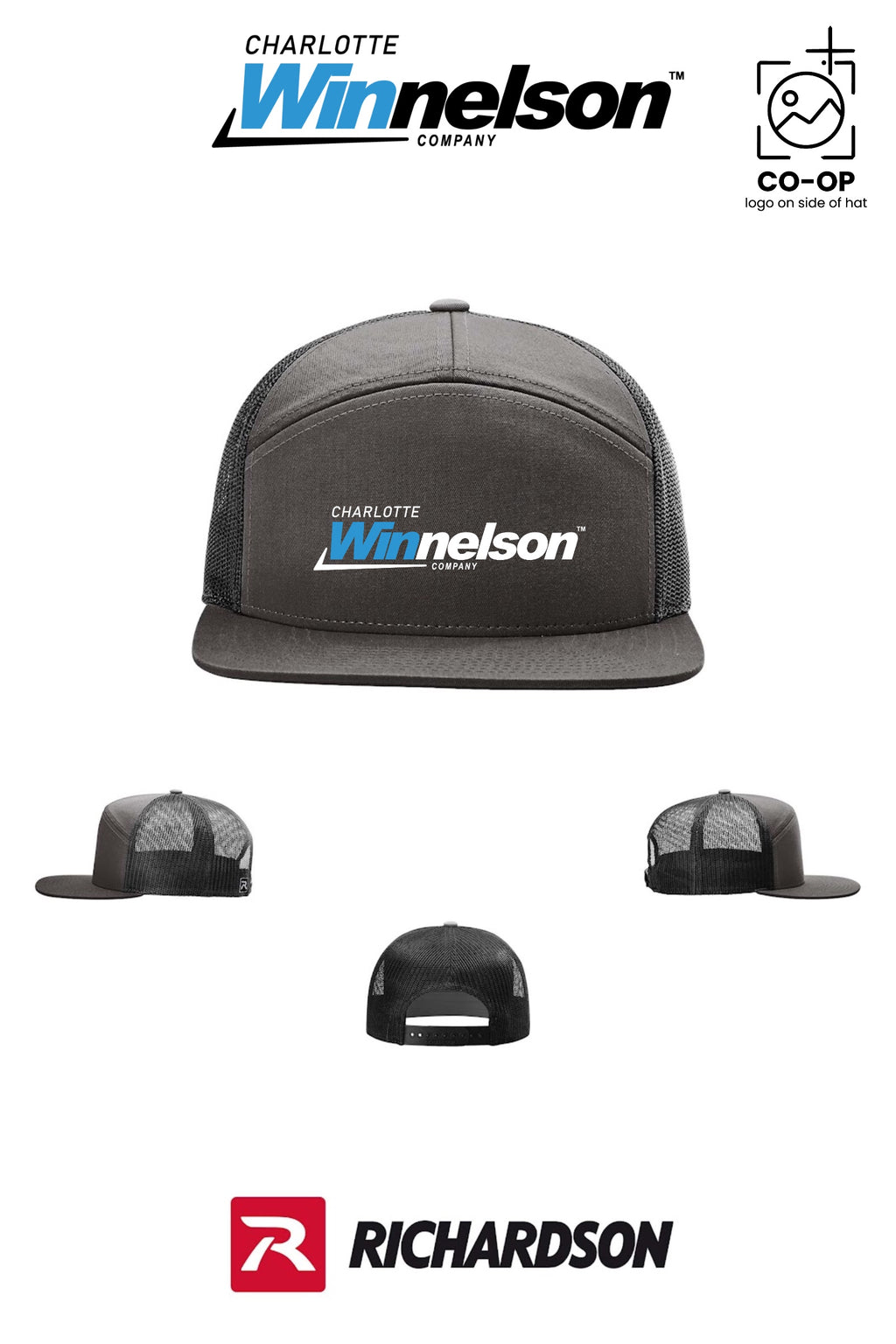 Richardson 168 Seven-Panel Trucker - Charlotte Winnelson