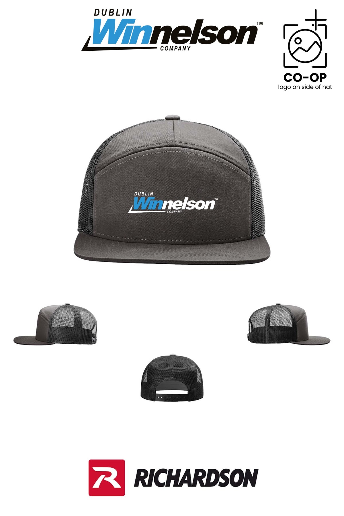 Richardson 168 Seven-Panel Trucker - Dublin Winnelson