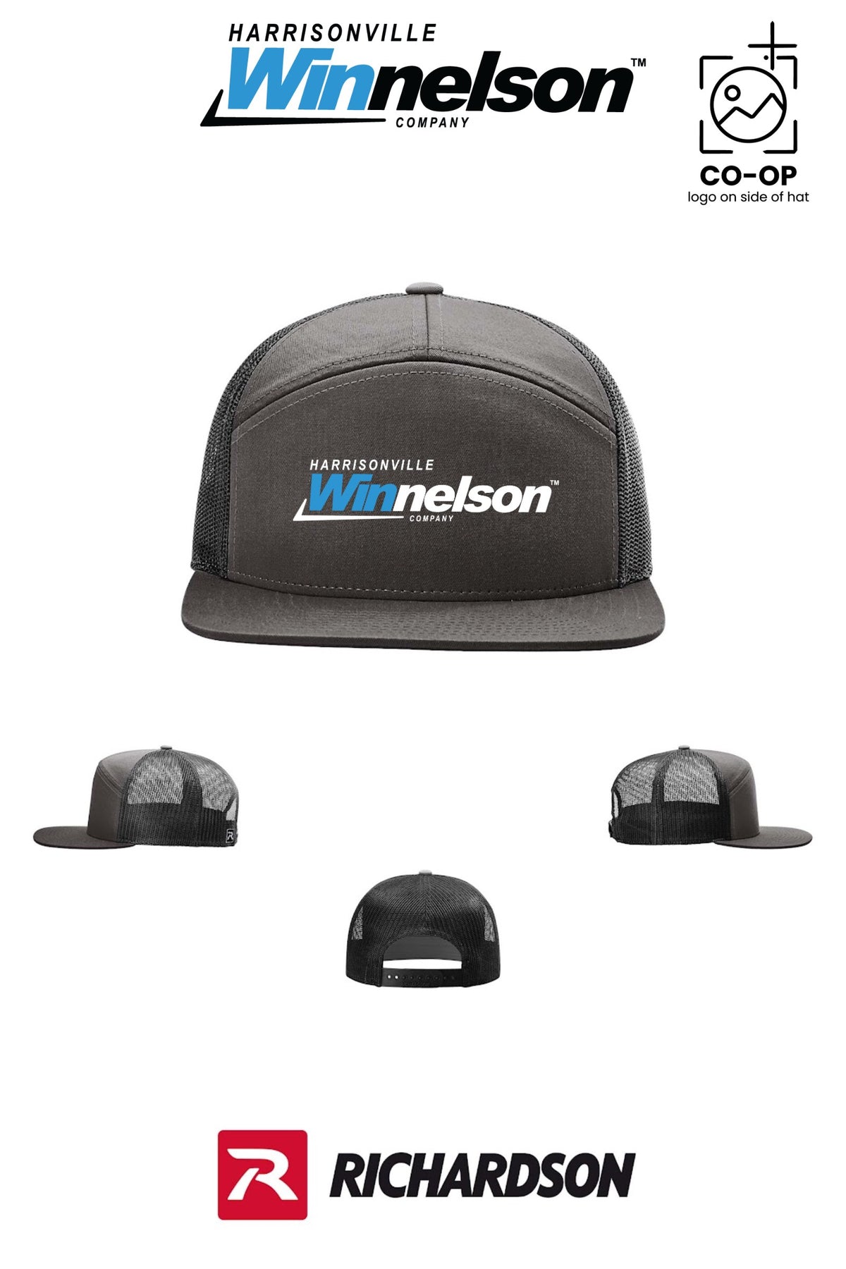 Richardson 168 Seven-Panel Trucker - Harrisonville Winnelson