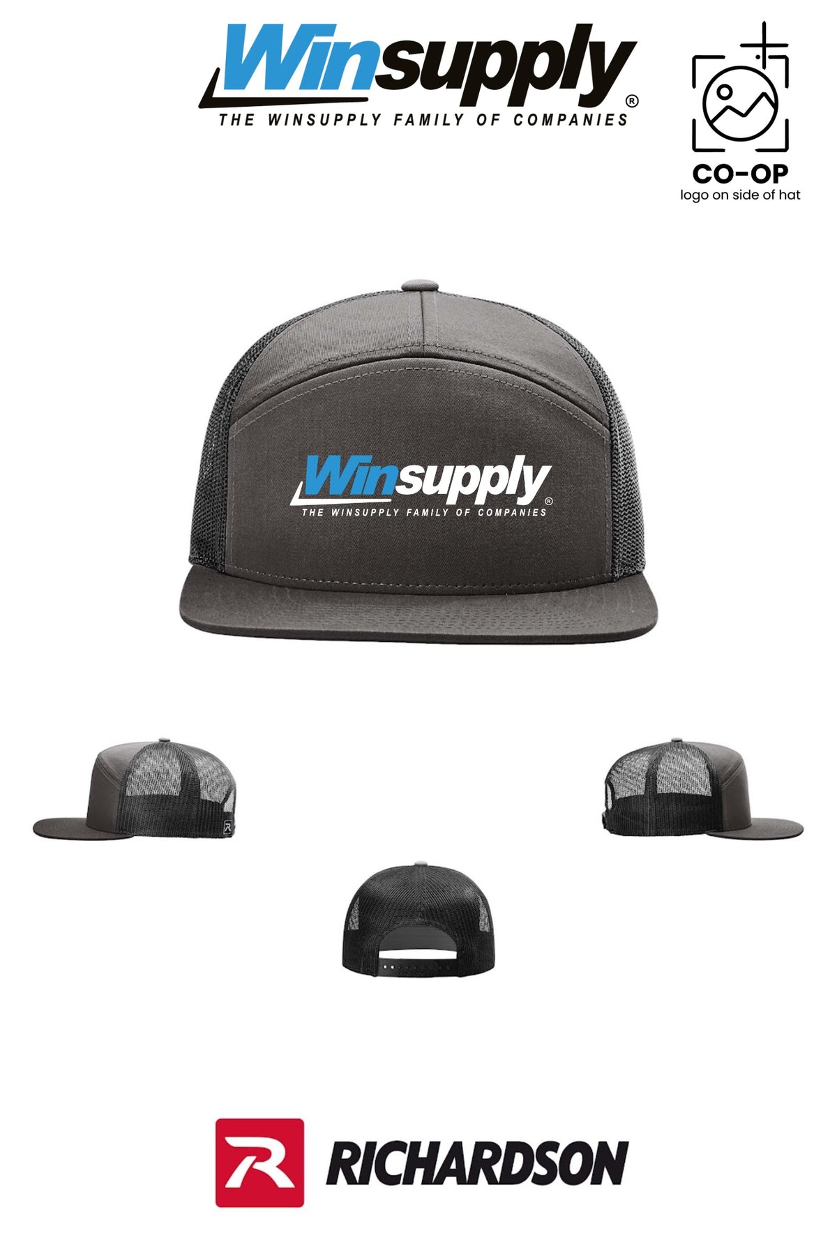 Richardson 168 Seven-Panel Trucker - Winsupply of Coraopolis
