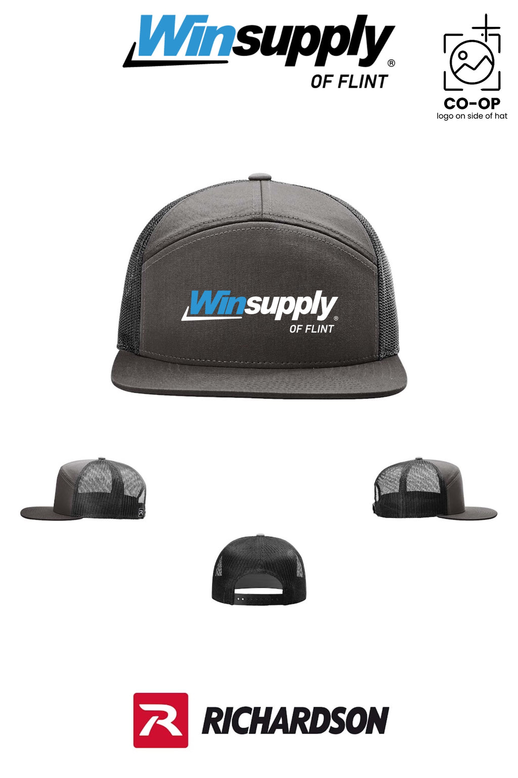 Richardson 168 Seven-Panel Trucker - Winsupply of Flint
