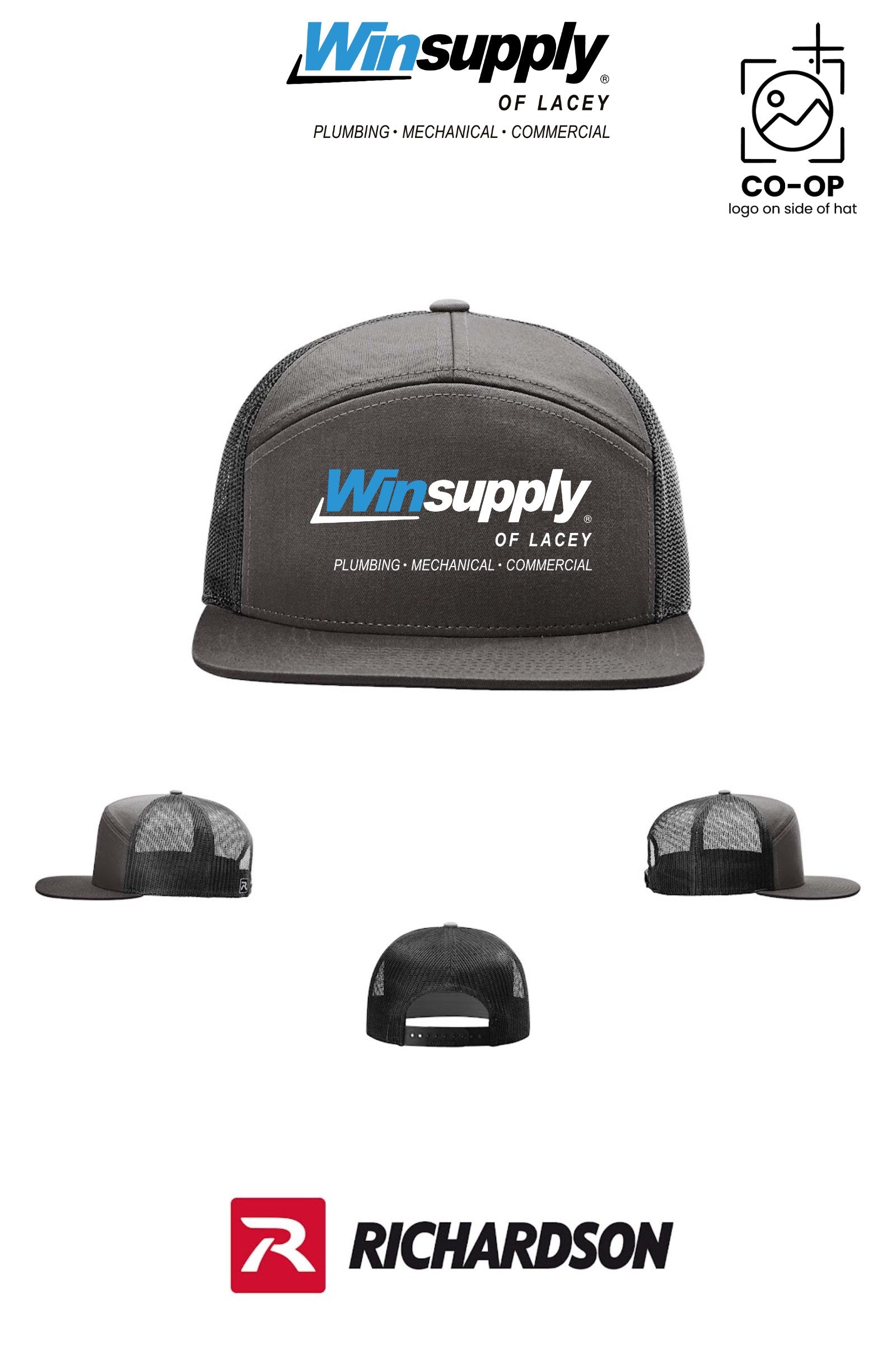 Richardson 168 Seven-Panel Trucker - Winsupply of Lacey