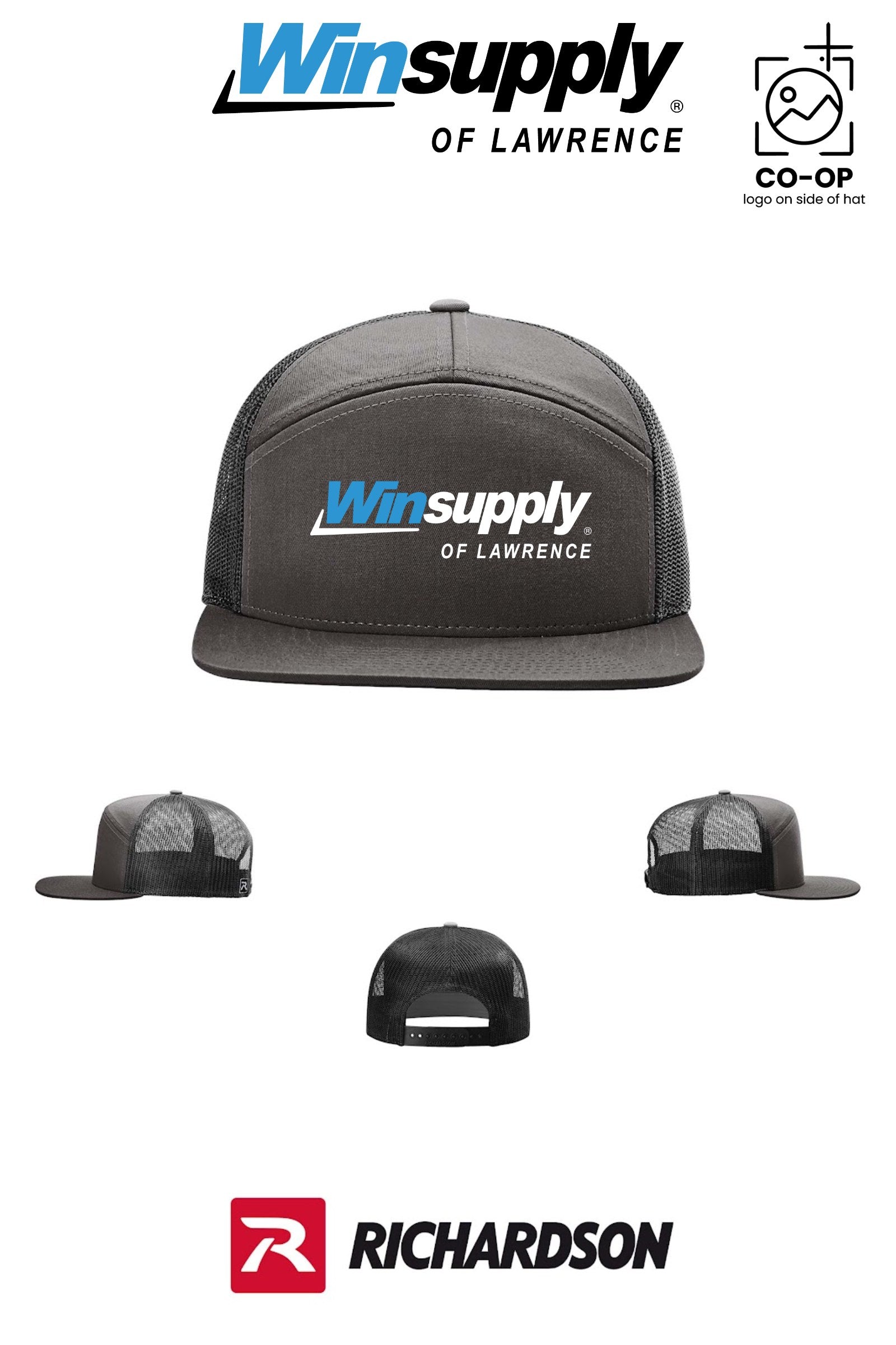 Richardson 168 Seven-Panel Trucker - Winsupply of Lawrence