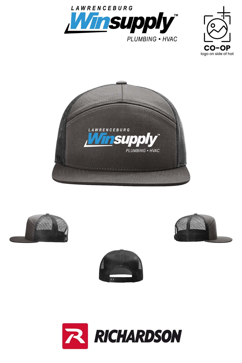 Richardson 168 Seven-Panel Trucker - Lawrenceburg Winsupply