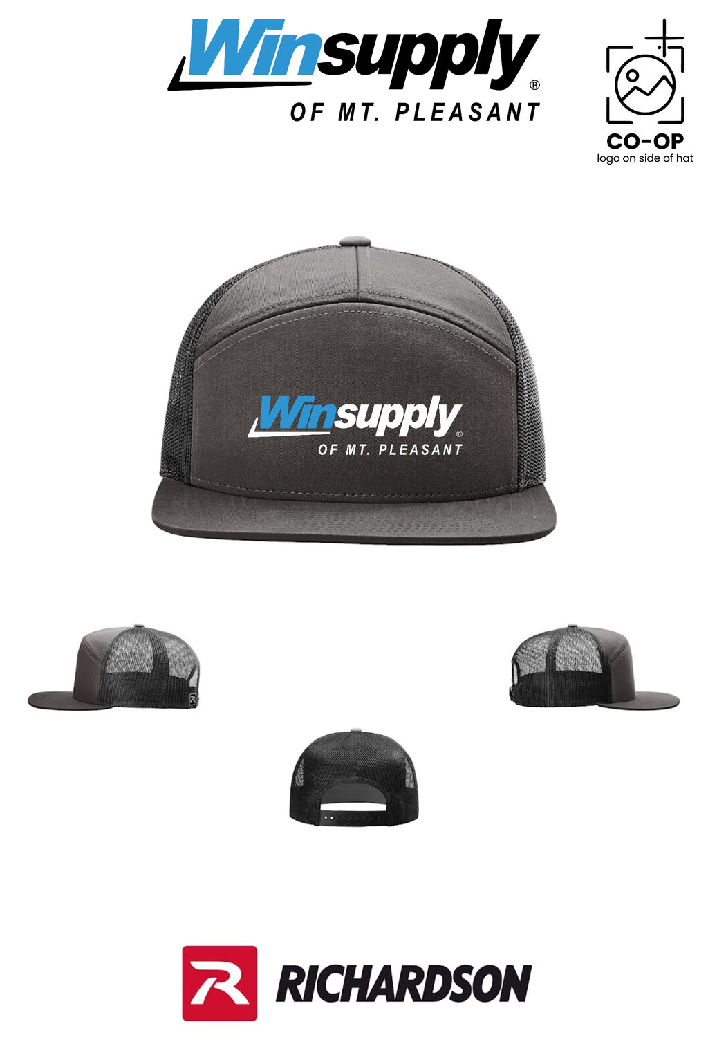 Richardson 168 Seven-Panel Trucker - Winsupply of Mt. Pleasant