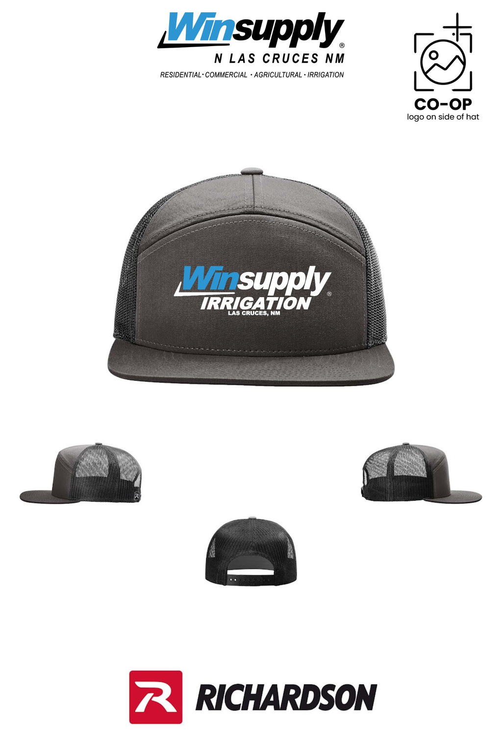 Richardson 168 Seven-Panel Trucker - Winsupply N Las Cruces NM