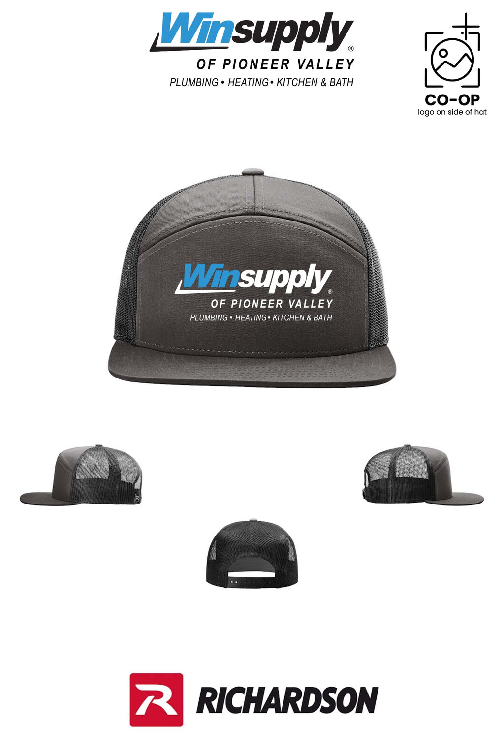 Richardson 168 Seven-Panel Trucker - Winsupply of Pioneer Valley