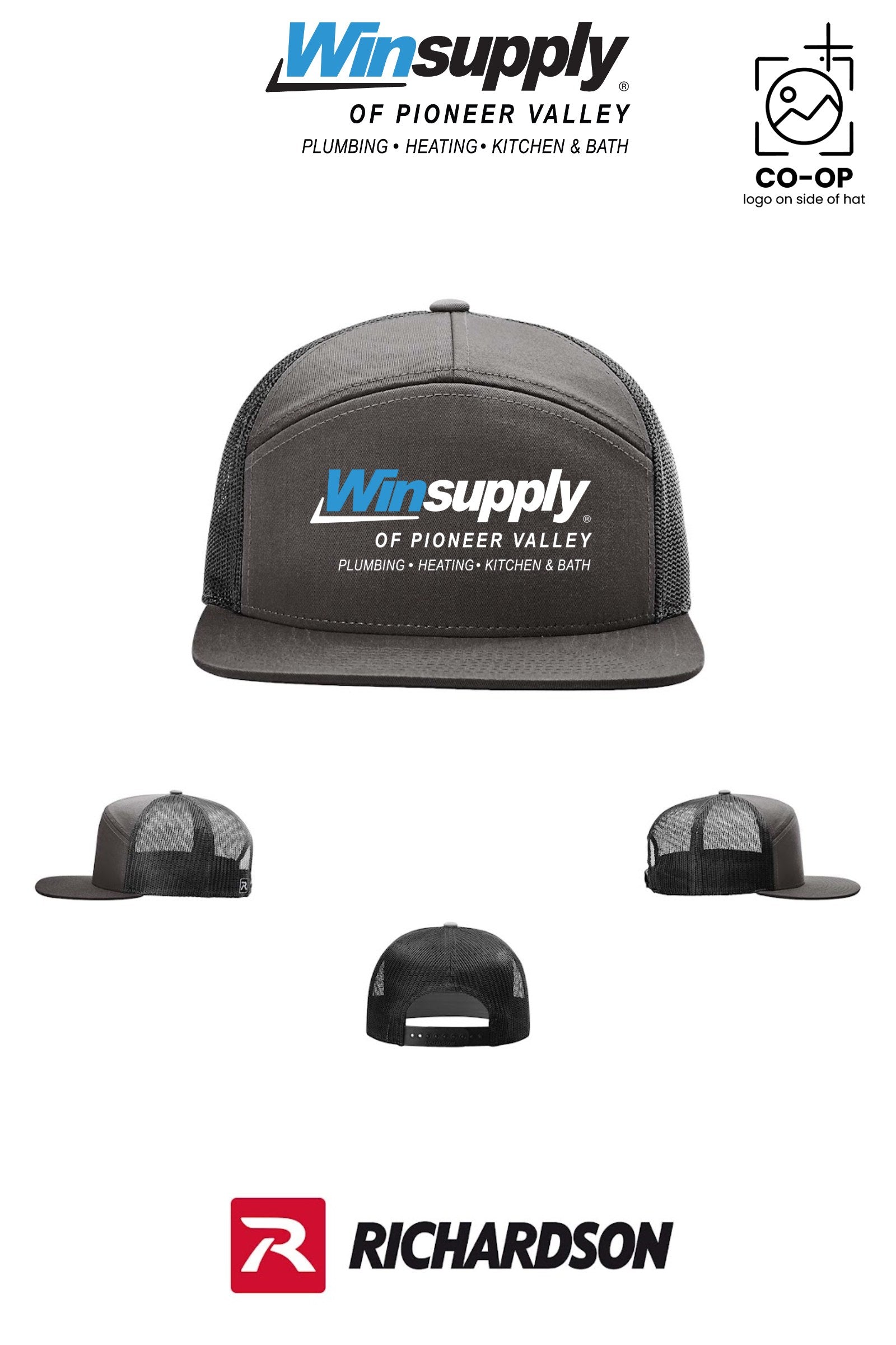 Richardson 168 Seven-Panel Trucker - Winsupply of Pioneer Valley