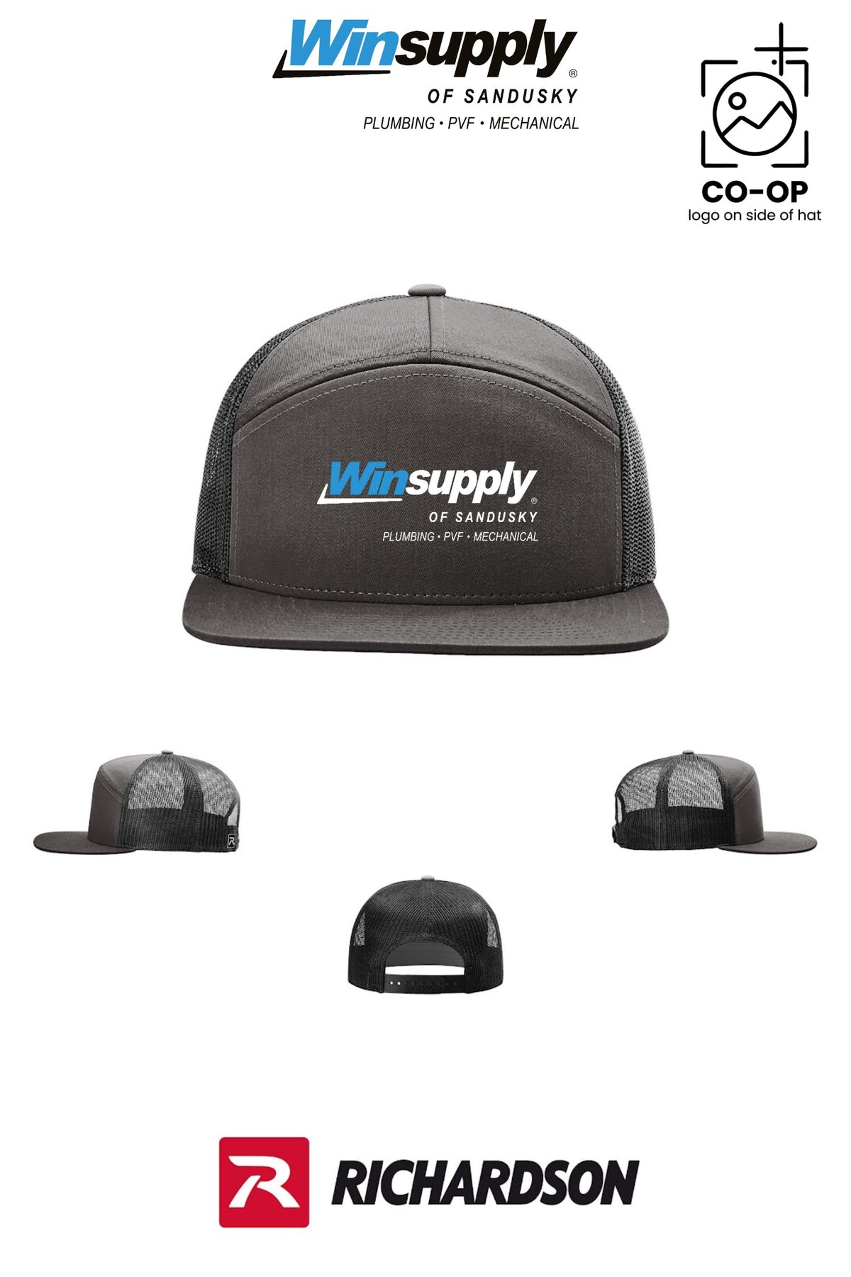 Richardson 168 Seven-Panel Trucker - Winsupply of Sandusky