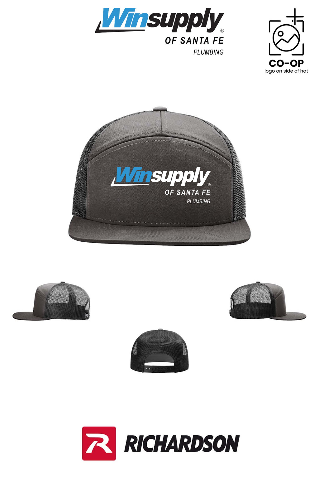 Richardson 168 Seven-Panel Trucker - Winsupply of Santa Fe