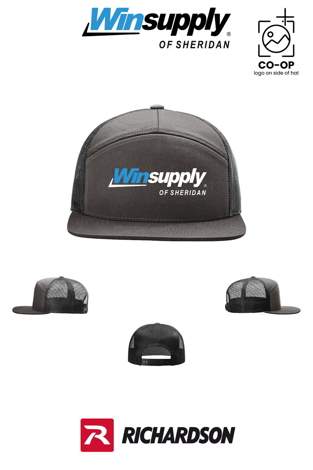 Richardson 168 Seven-Panel Trucker - Winsupply of Sheridan