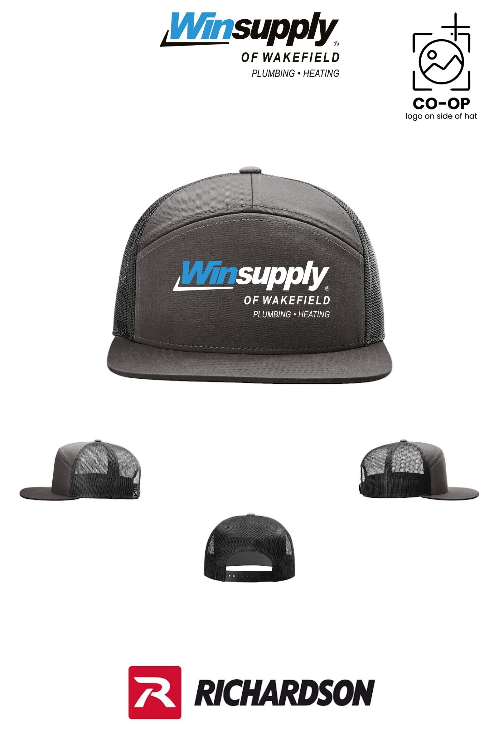 Richardson 168 Seven-Panel Trucker - Winsupply of Wakefield