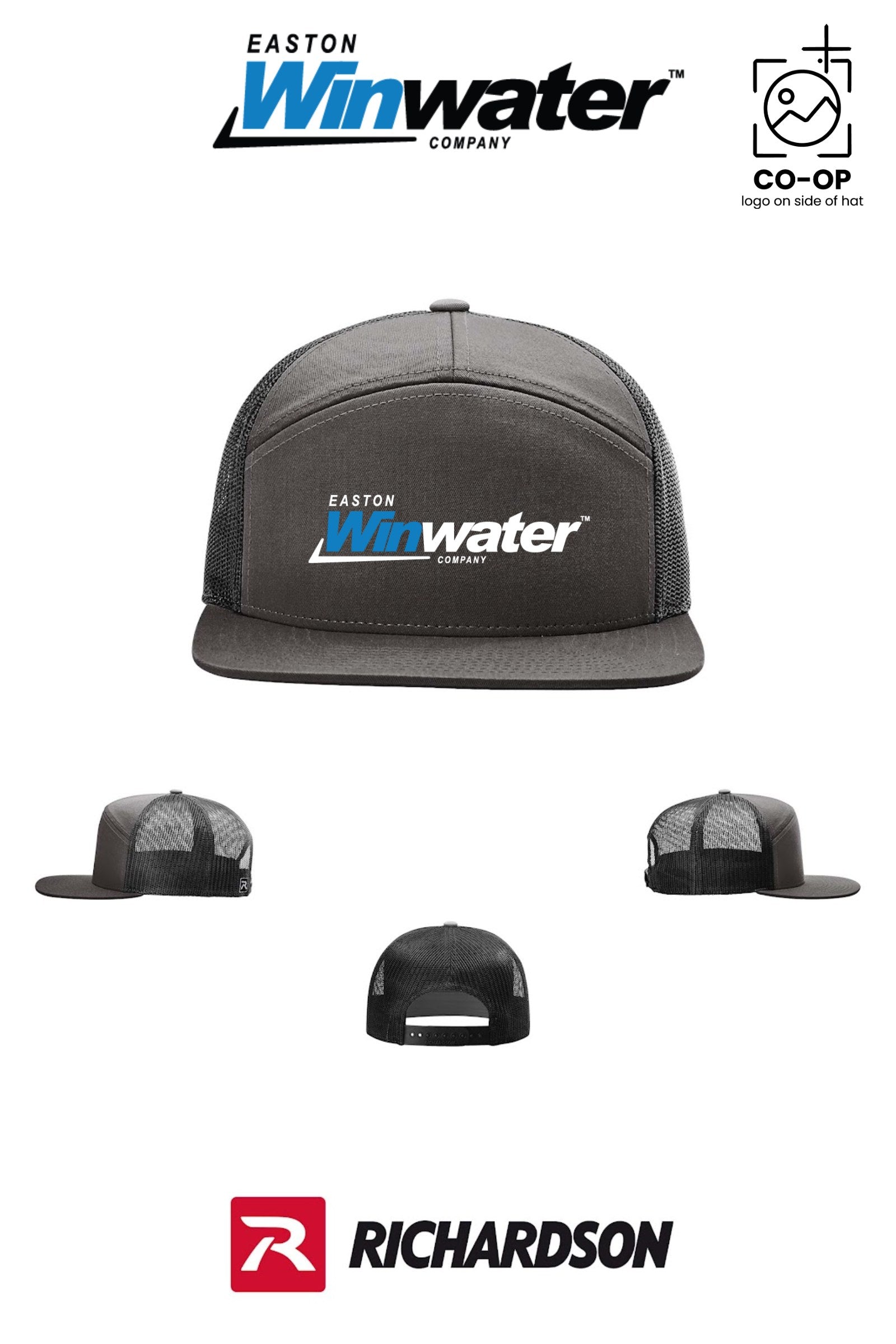 Richardson 168 Seven-Panel Trucker - Easton Winwater