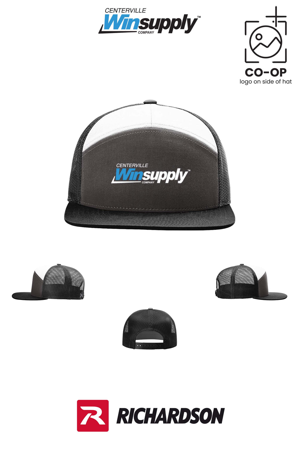 Richardson 168 Seven-Panel Trucker- Winsupply Centerville OH