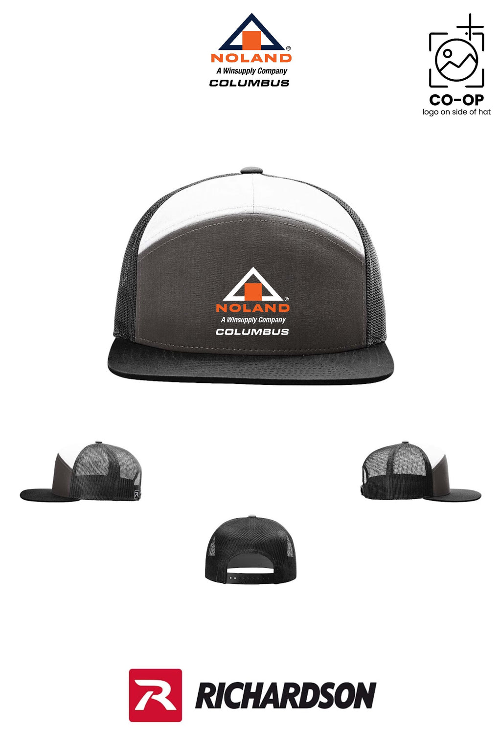 Richardson 168 Seven-Panel Trucker - Columbus Noland