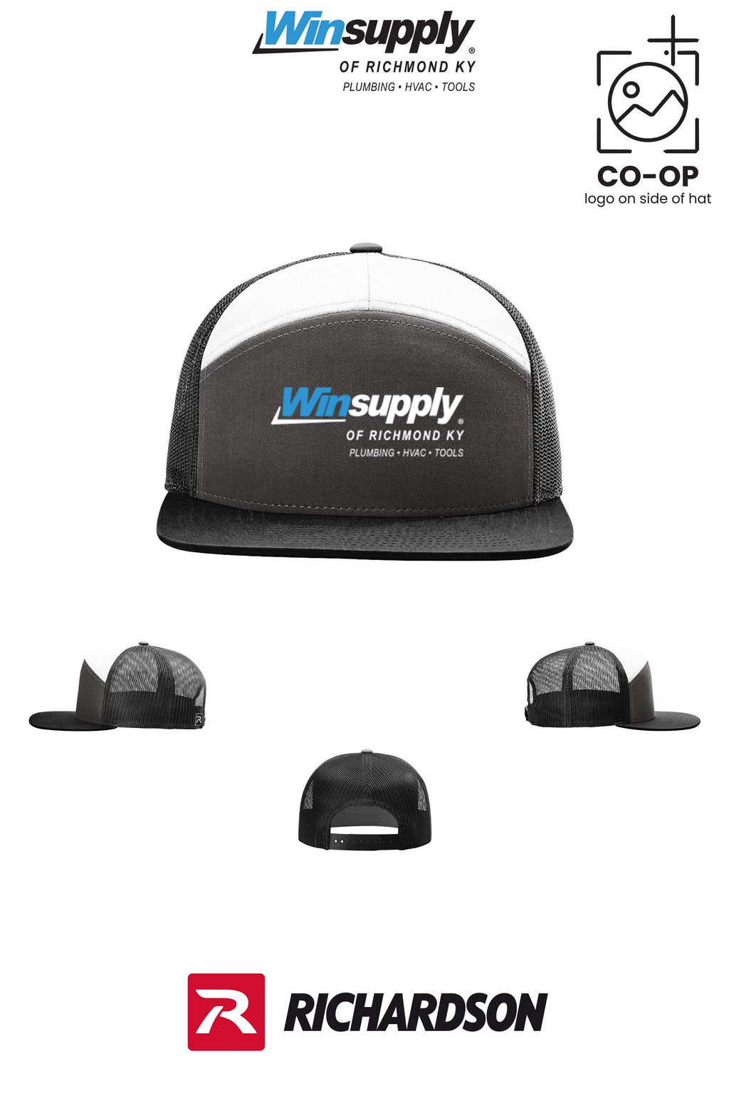 Richardson 168 Seven-Panel Trucker- Winsupply of Richmond KY