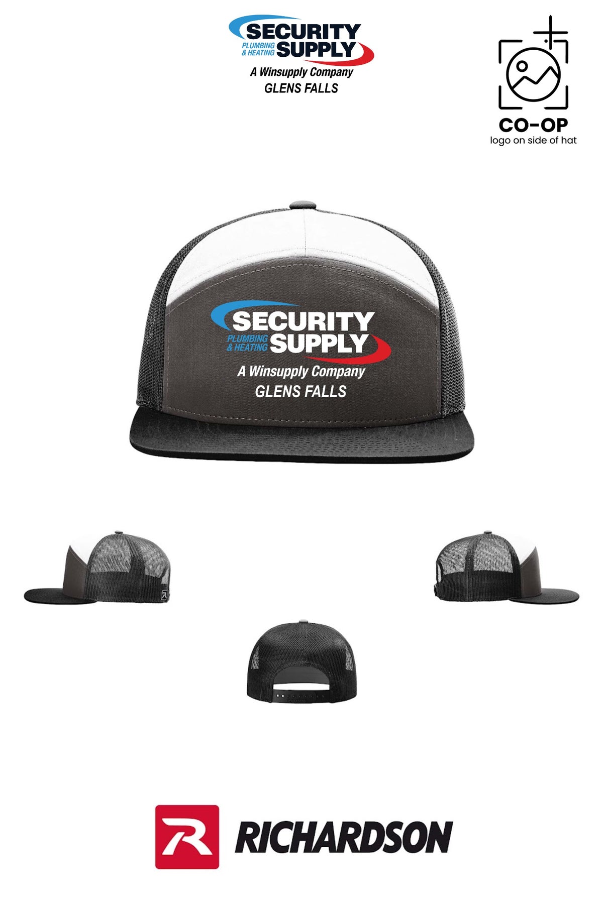 Richardson 168 Seven-Panel Trucker - SPHS Glens Falls