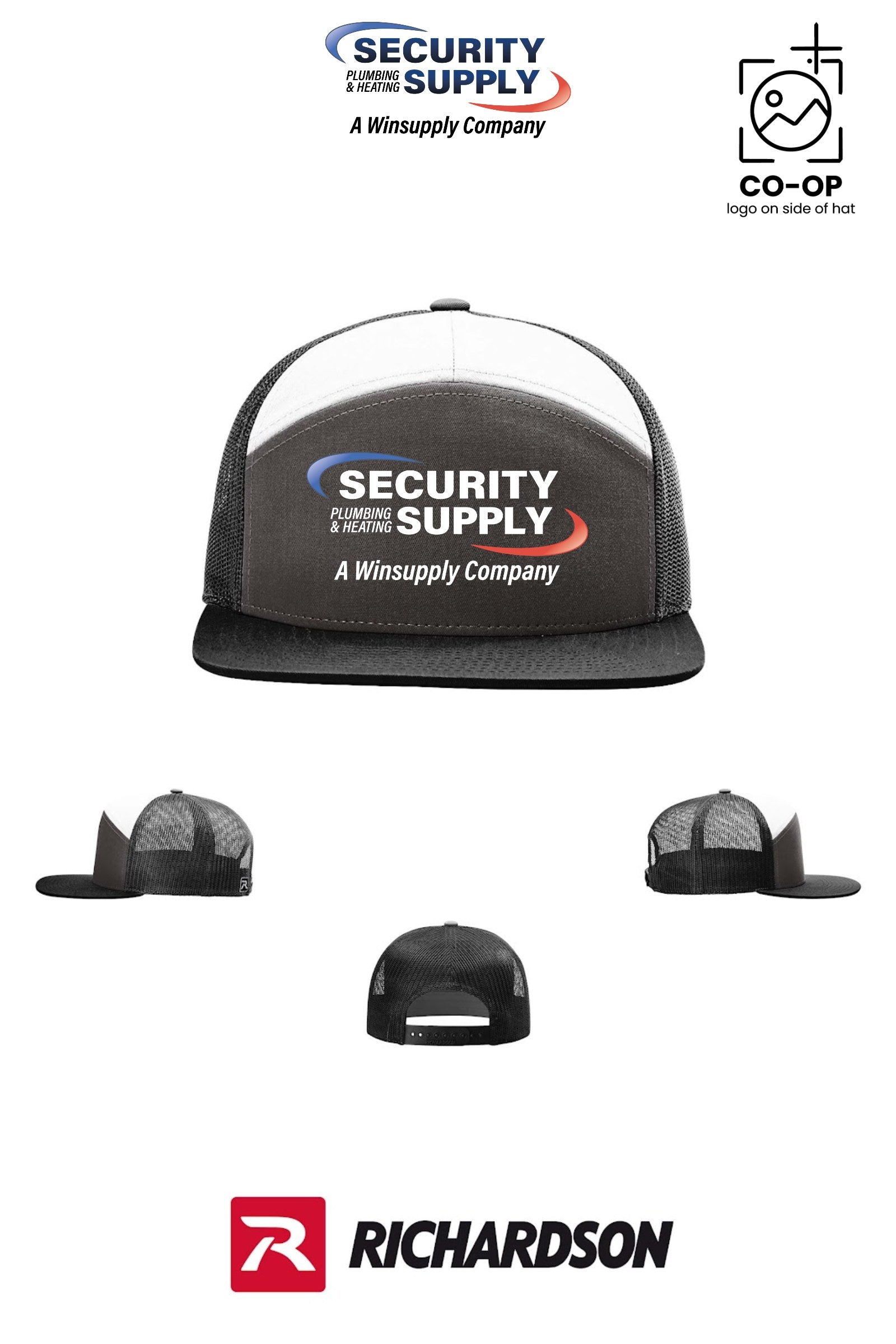 Richardson 168 Seven-Panel Trucker - SPHS Watertown
