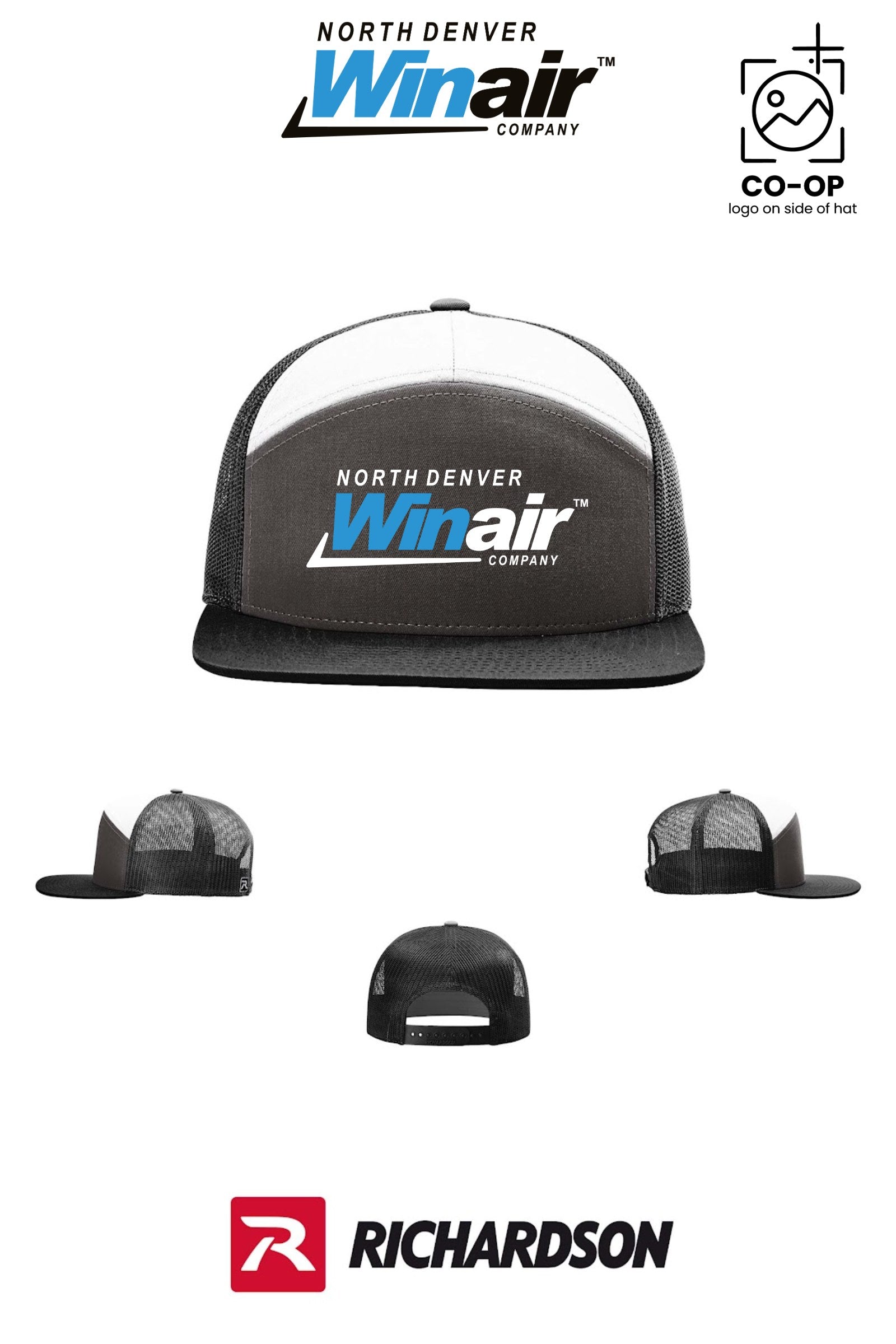 Richardson 168 Seven-Panel Trucker - North Denver Winair
