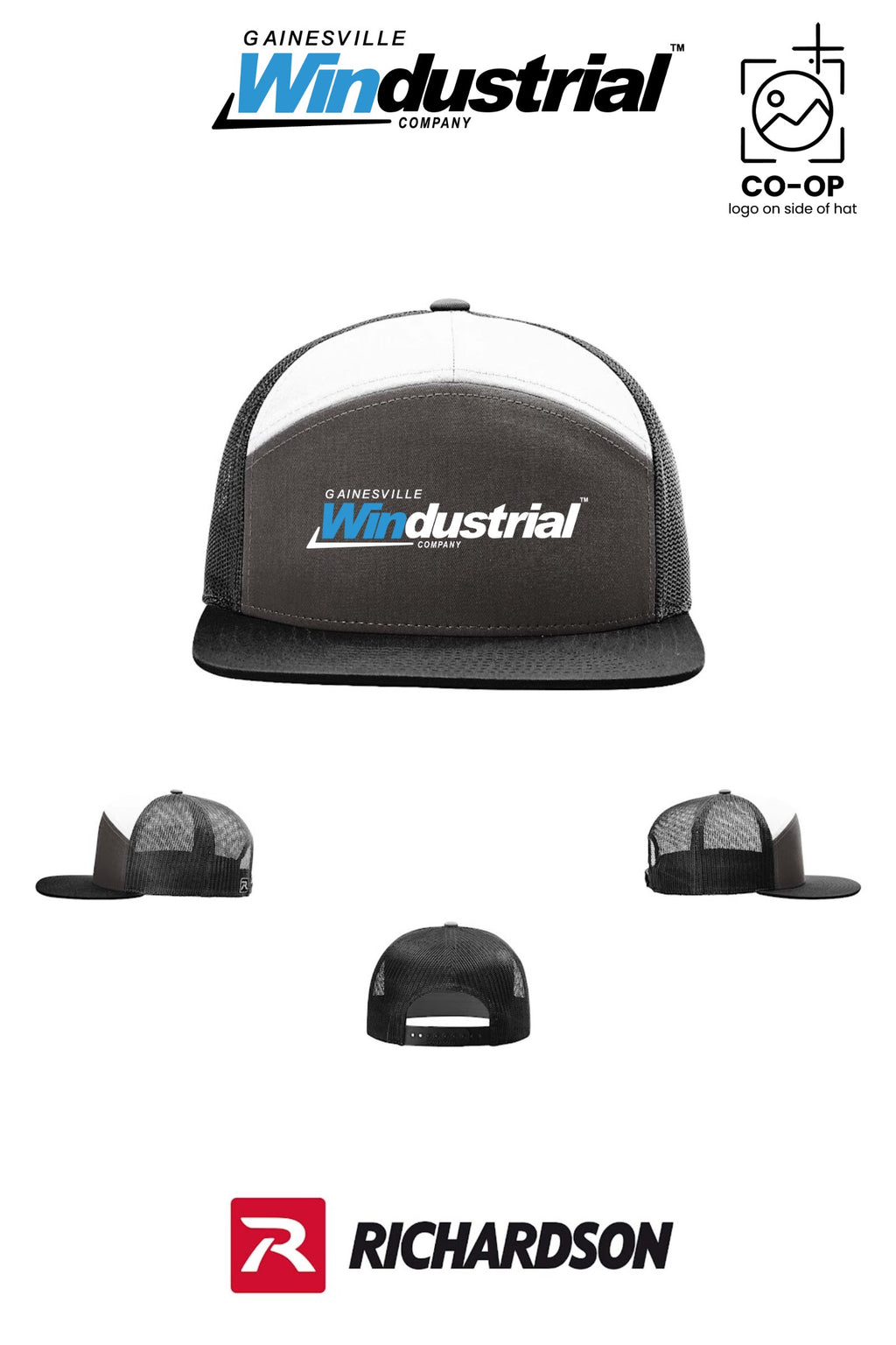 Richardson 168 Seven-Panel Trucker - Gainesville Windustrial