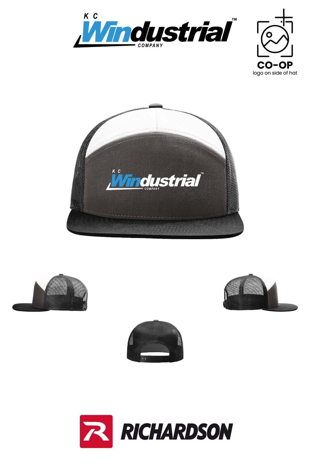 Richardson 168 Seven-Panel Trucker - KC Windustrial
