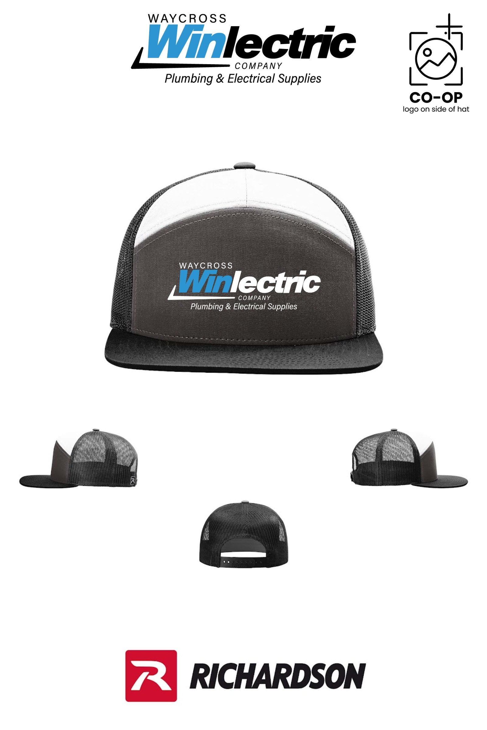 Richardson 168 Seven-Panel Trucker - Waycross Winlectric