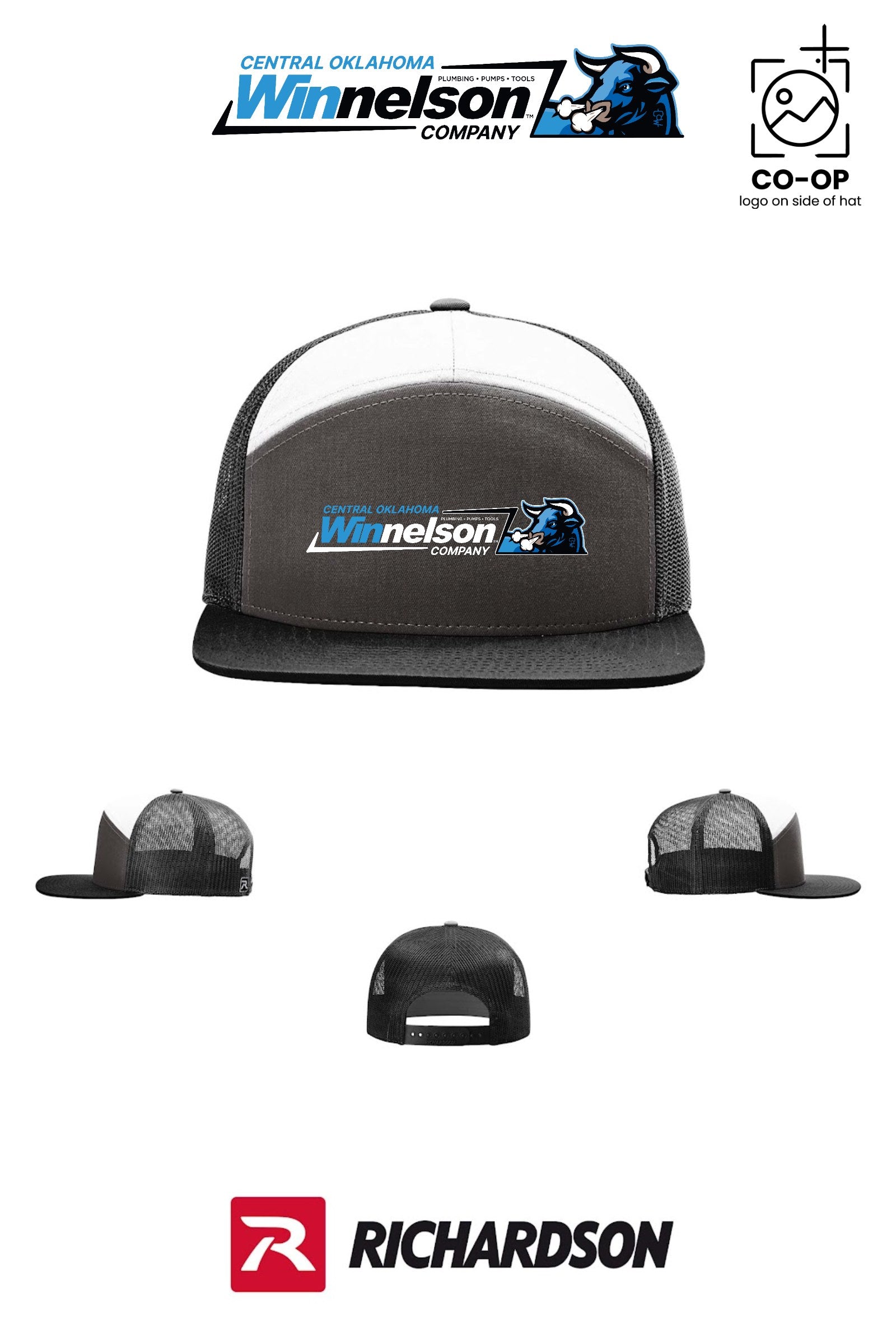 Richardson 168 Seven-Panel Trucker - Winnelson Central Oklahoma