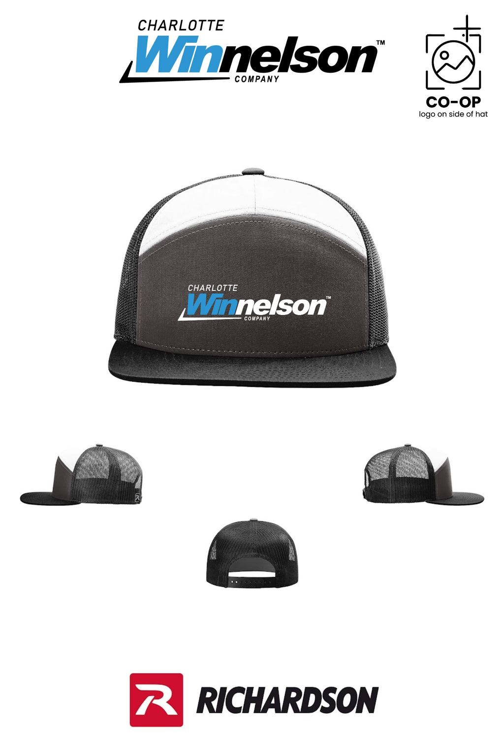 Richardson 168 Seven-Panel Trucker - Charlotte Winnelson