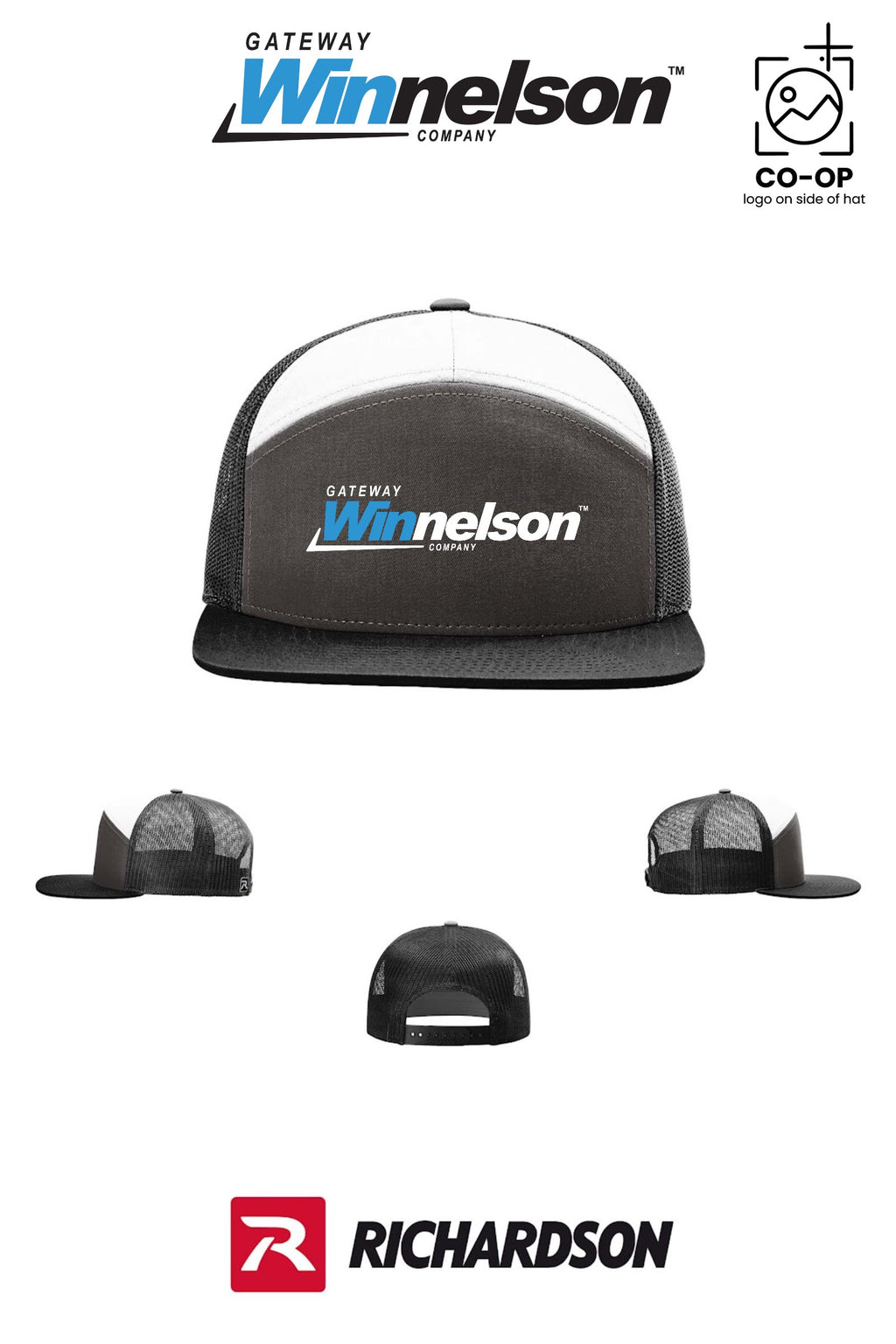 Richardson 168 Seven-Panel Trucker - Gateway Winnelson
