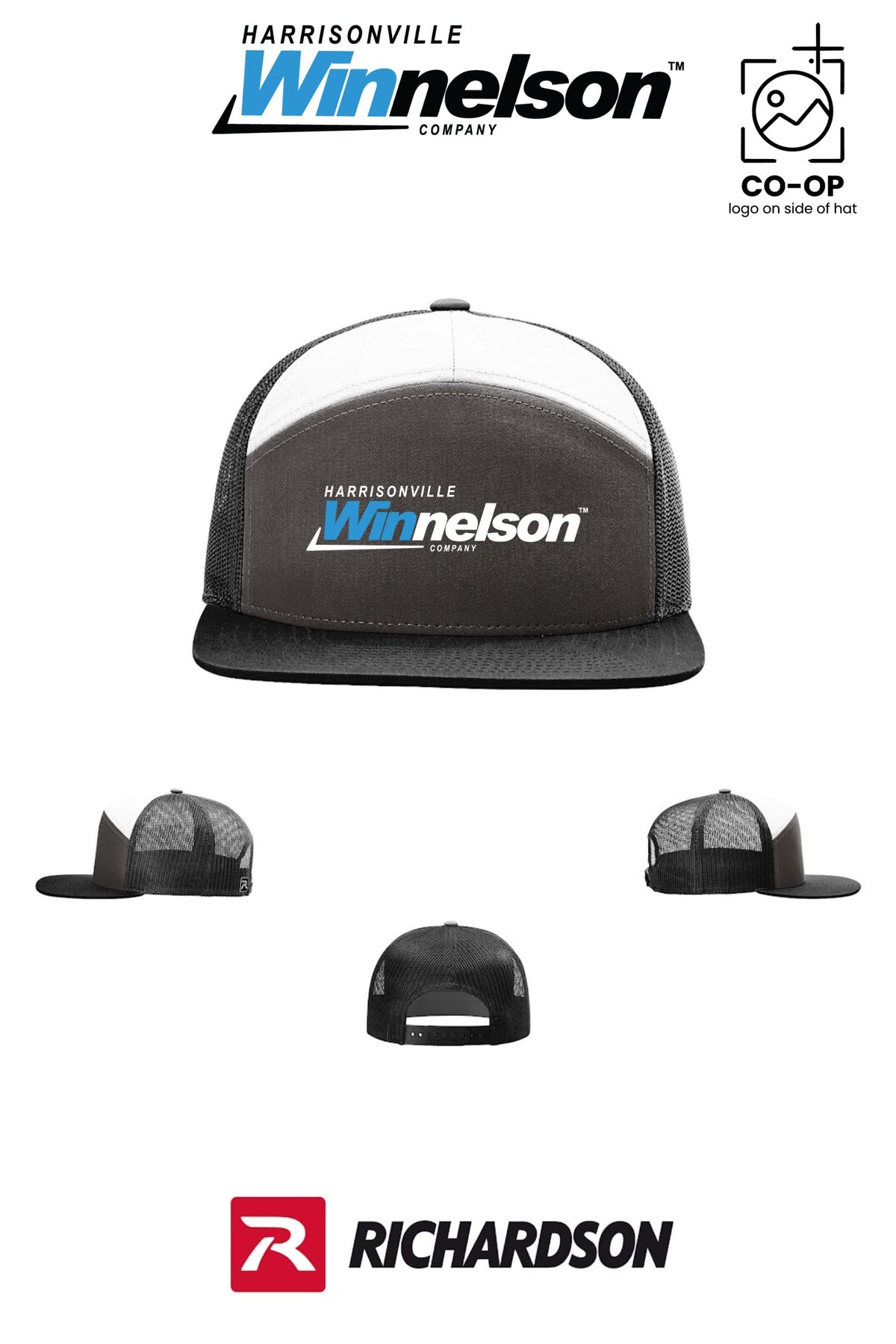 Richardson 168 Seven-Panel Trucker - Harrisonville Winnelson