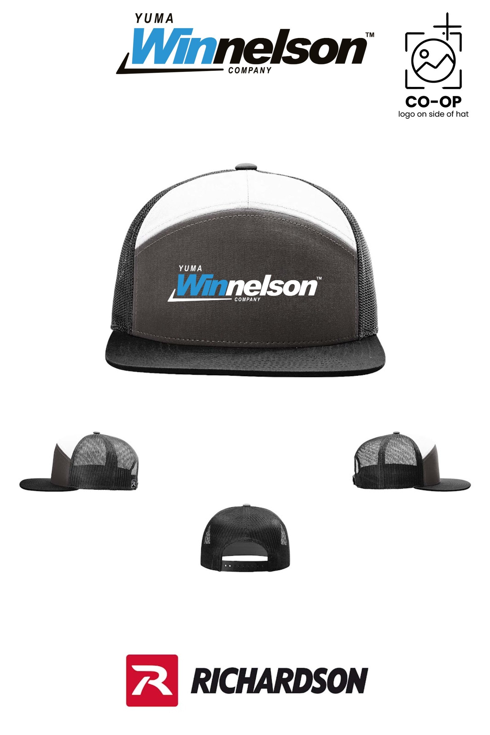 Richardson 168 Seven-Panel Trucker - Yuma Winnelson